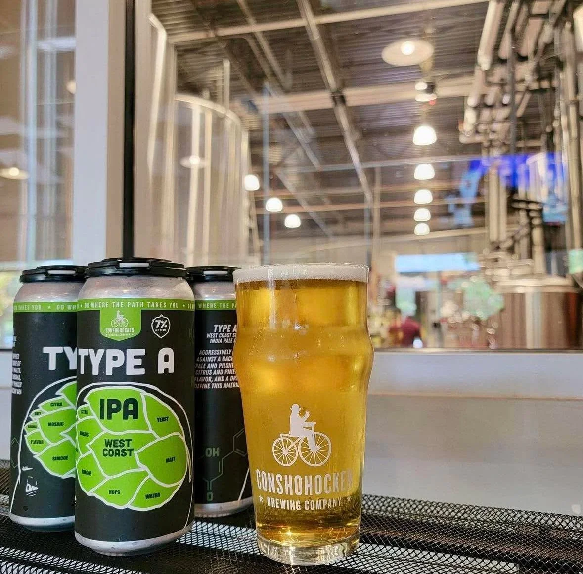 Feels like a Type A kind of day 🧠 

Type A is our west coast style IPA. Brewed with west coast hops, it has an intense hop aroma, bold flavor, and a dry finish. Type A is one of our core beers and a customer favorite. Get some today! 🍻
