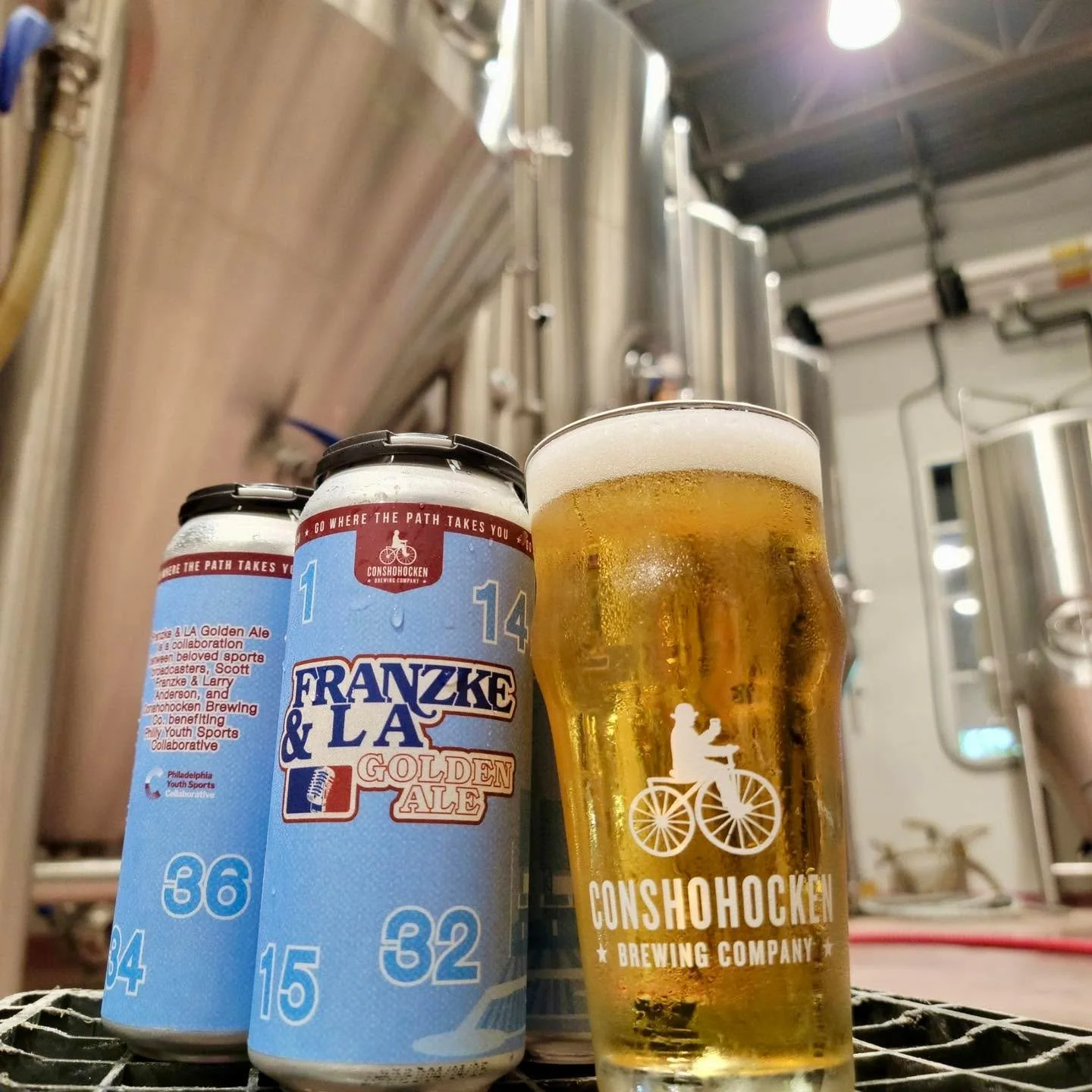 Franzke &amp; LA just hits on a nice spring night. Crisp, light-bodied, easy-drinking, and a solid choice for hanging on the deck at the Tap Room 🍻

Plus, a portion of proceeds benefits the Philadelphia Youth Sports Collaborative ⚾️
