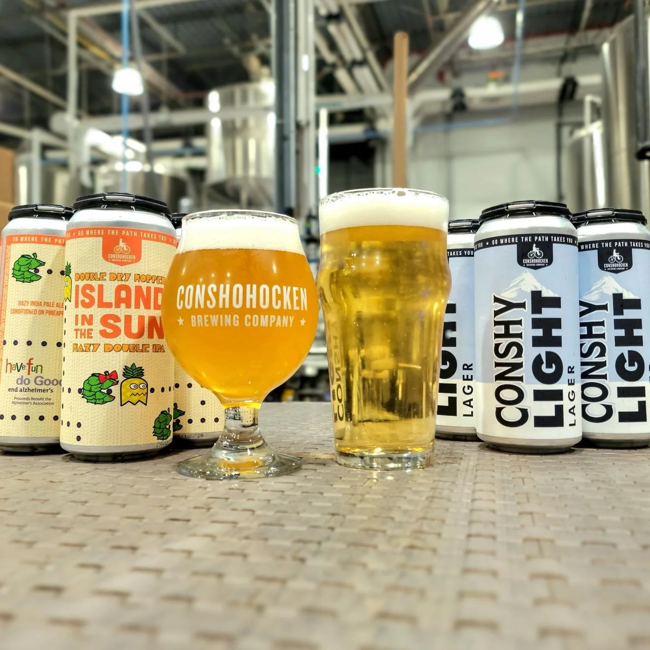 🍻Double beer release Friday just feels right🍻 

𝐈𝐬𝐥𝐚𝐧𝐝 𝐢𝐧 𝐭𝐡𝐞 𝐒𝐮𝐧 𝐃𝐃𝐇 𝐇𝐚𝐳𝐲 𝐃𝐈𝐏𝐀 brings juicy tropical fruit and pineapple-forward vibes, while 𝐂𝐨𝐧𝐬𝐡𝐲 𝐋𝐢𝐠𝐡𝐭 𝐋𝐚𝐠𝐞𝐫 keeps things crisp, smooth, and easy-drinking
