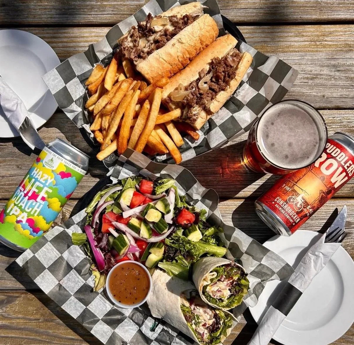 Patio weather + food and drinks at KOP = the move today ☀️ 

We&rsquo;ve got plenty of options to keep everyone happy.