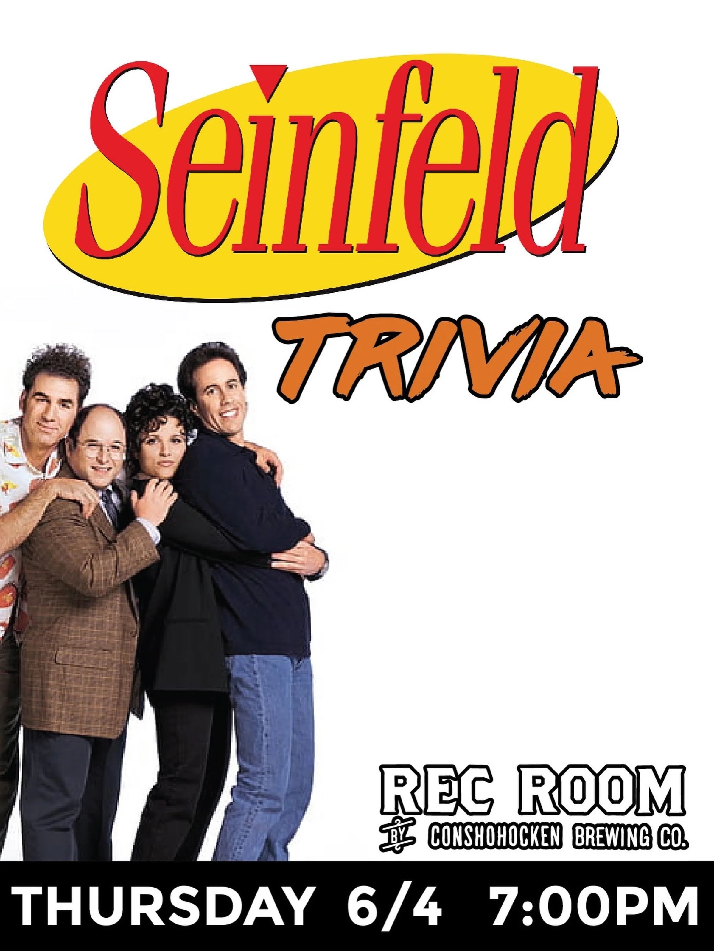 What&rsquo;s the deal with Seinfeld Trivia? 🎤

Think you know your yadda yadda from your Festivus grievances? Can you spot a close talker, survive a low talker, or identify the master of your domain? This is your chance to prove you&rsquo;re sponge-