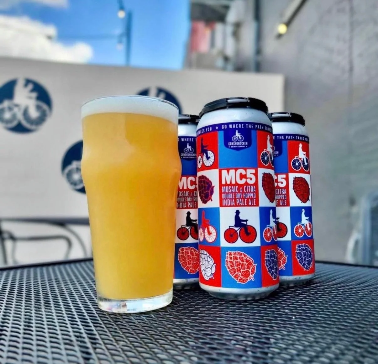 MC5 is a tried and true legend in our beer lineup ⭐️ This hazy IPA is a hop bomb bursting with juicy, tropical fruit flavor and aroma 🎸🤘

Available at all locations and Conshyexpress.com 📬