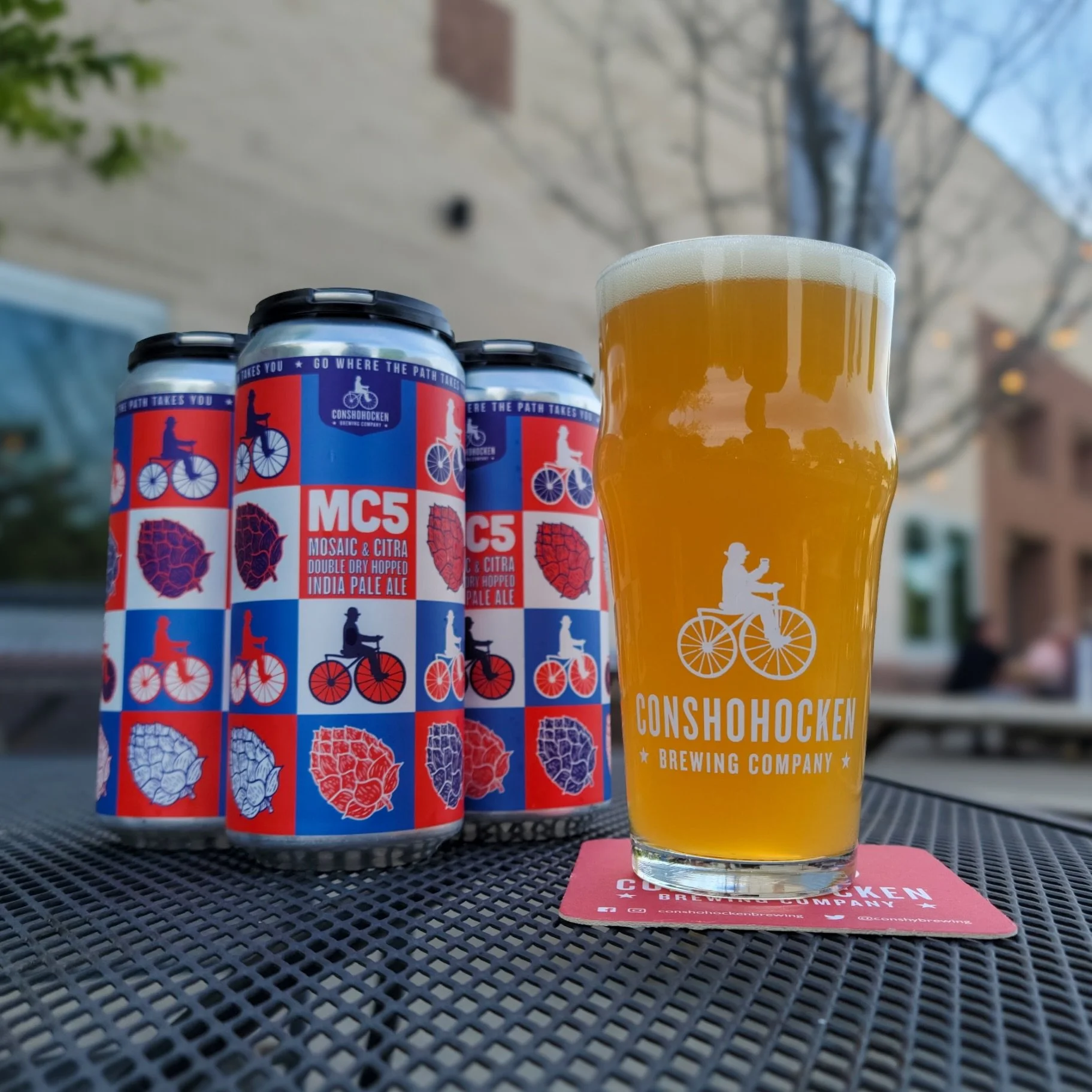 🚨MC5🚨 Double Dry Hopped IPA loaded with Mosaic &amp; Citra hops for a hazy, juicy, tropical hit in every sip. On draft + 4-packs to go.

Swing through, grab a pint, and take some home for the weekend. 🍻