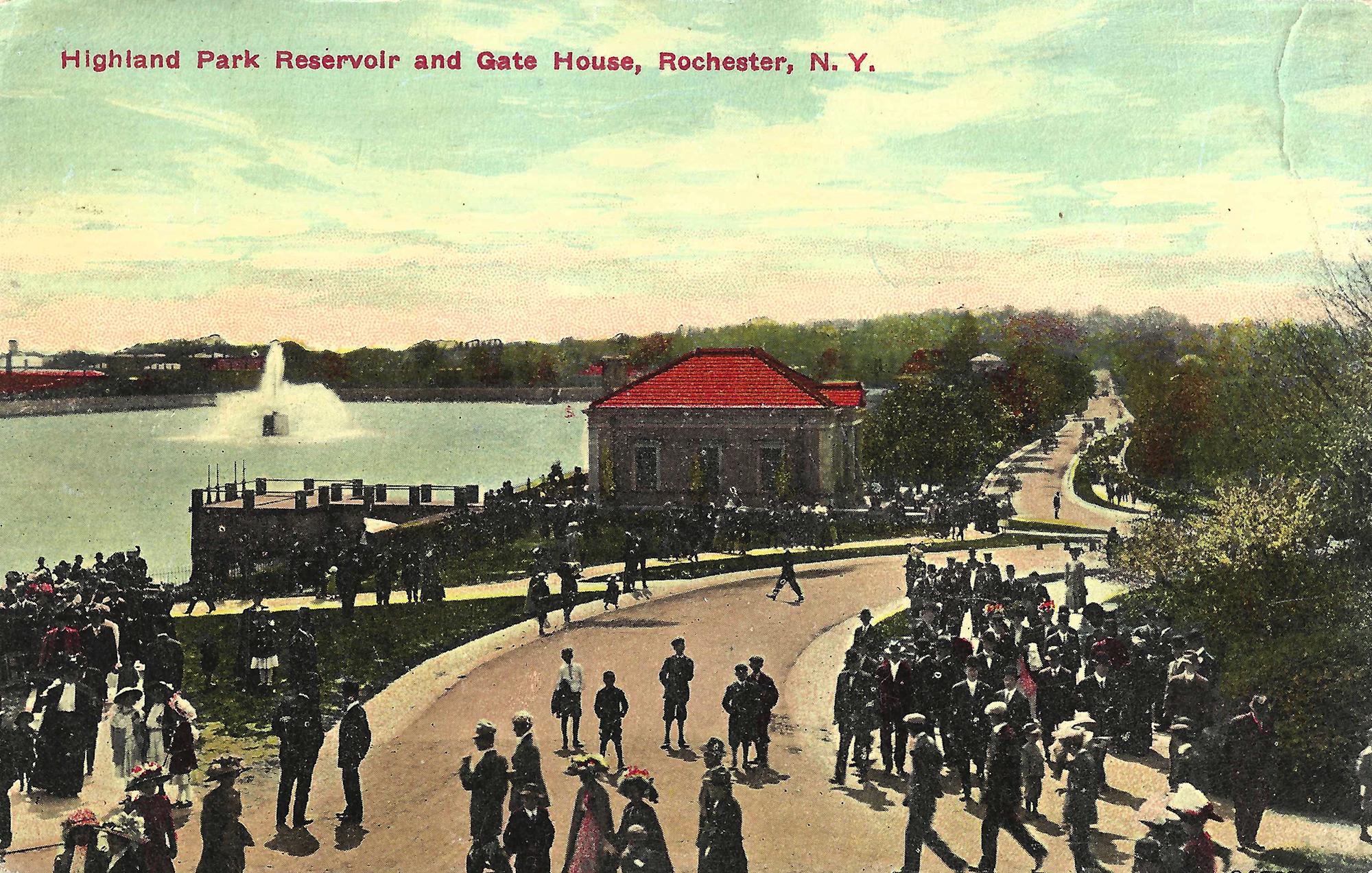 Highland Reservoir &amp; Gate House 2 • c. 1912