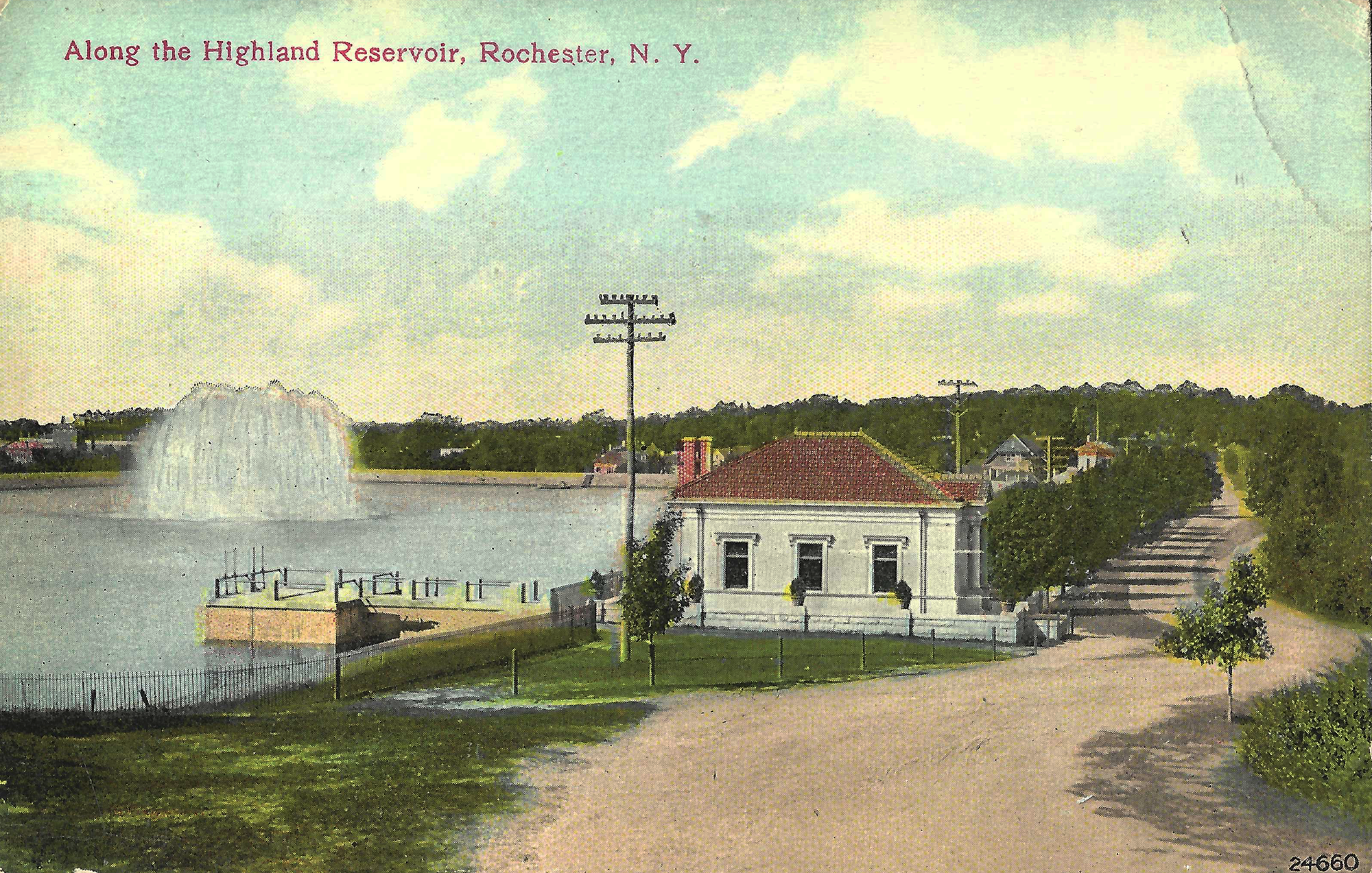 Highland Reservoir &amp; Gate House 2 •&nbsp;c. 1913