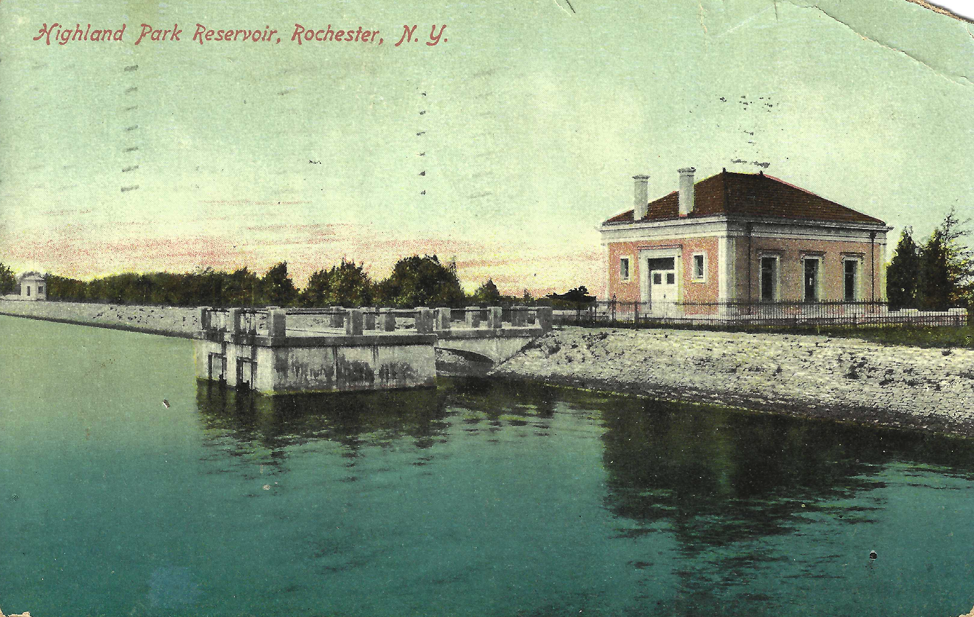 Highland Reservoir &amp; Gate House 2 •&nbsp;c. 1912