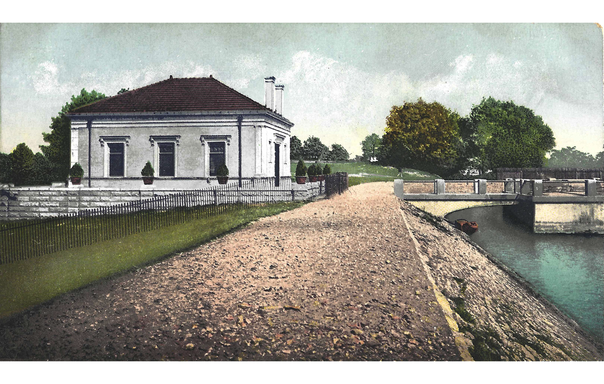 Highland Reservoir &amp; Gate House 2 • c. 1910