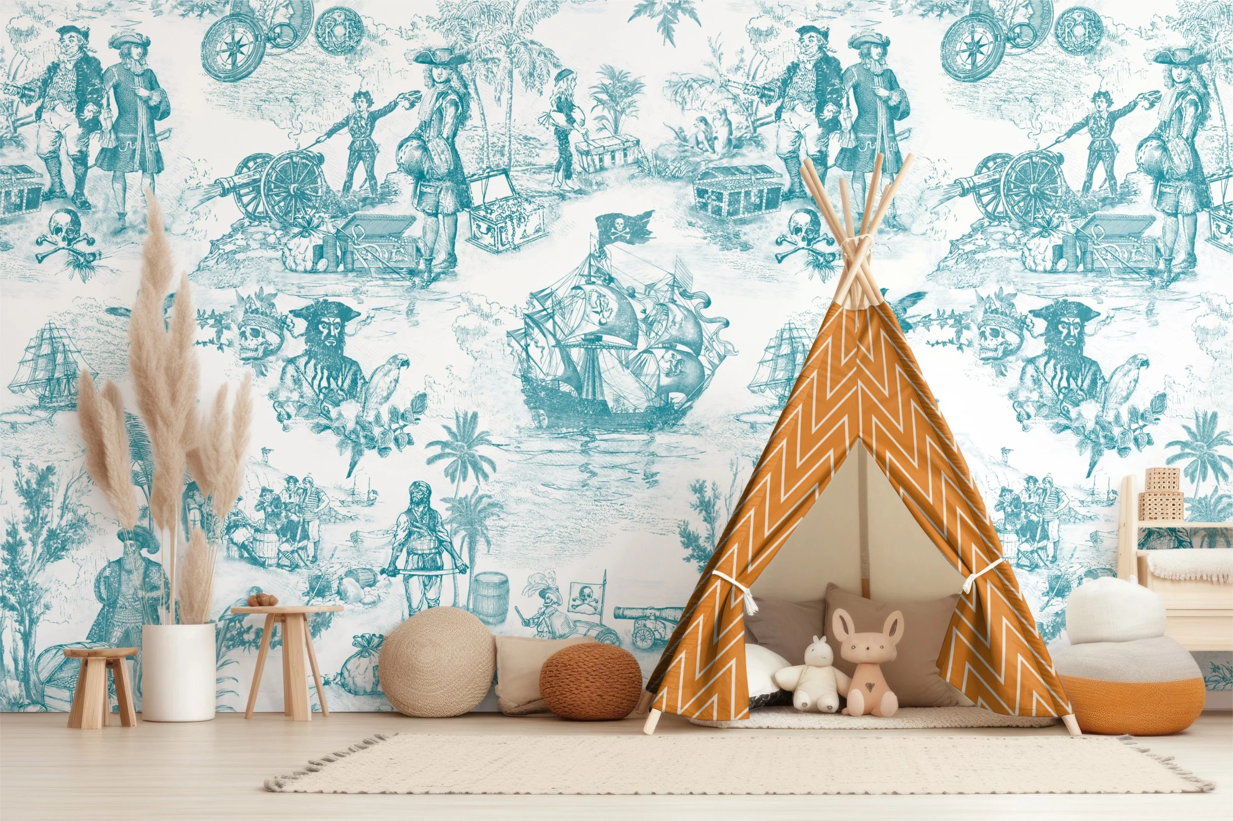 Why Hughes Studio Toile de Jouy Prints Are Perfect for Decorating a Kid’s Room