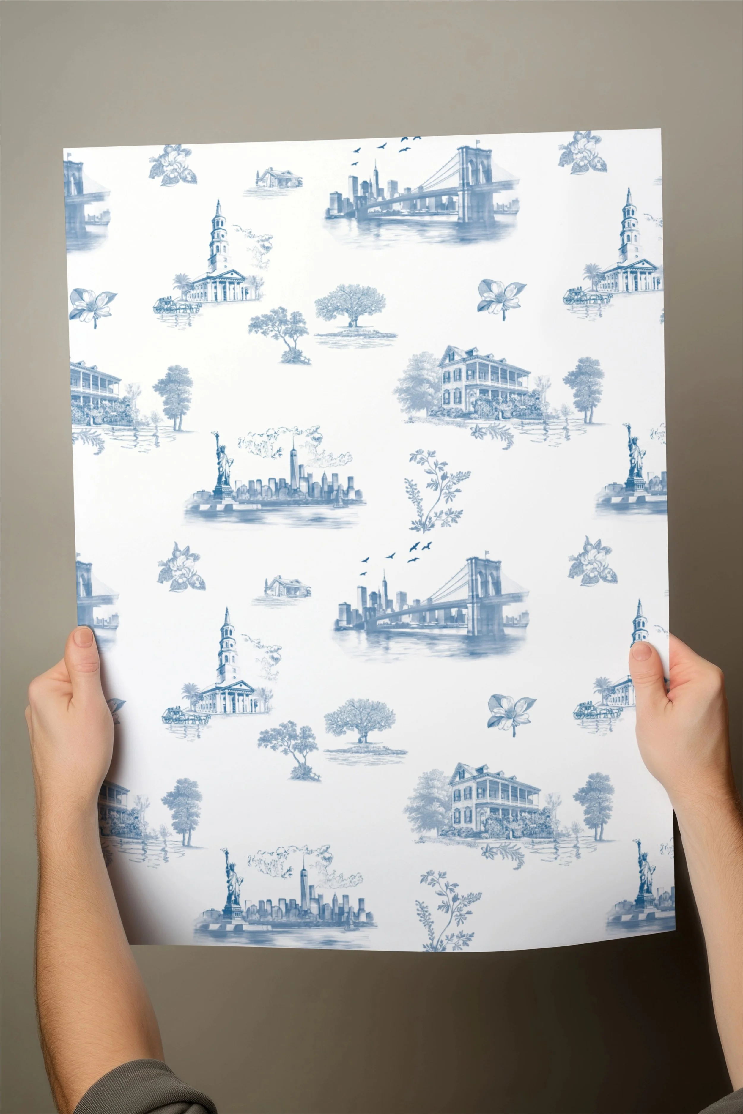 Why a Hughes Studio Custom Toile de Jouy Commission is the Perfect Gift for Family and Loved Ones