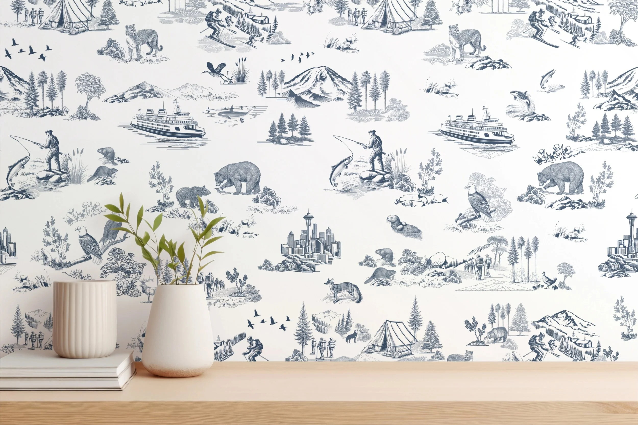 Hughes Studio Custom Toile de Jouy Commission Package