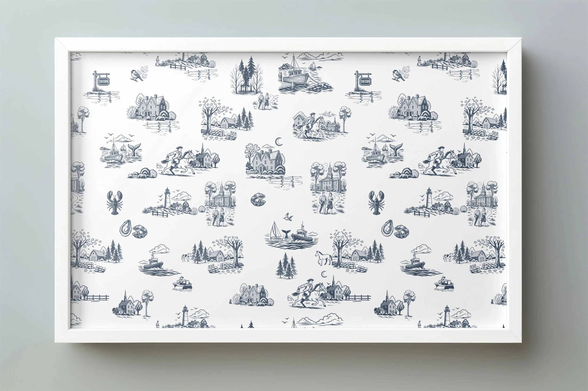 Massachusetts Toile de Jouy Pattern: A Celebration of New England’s Heritage