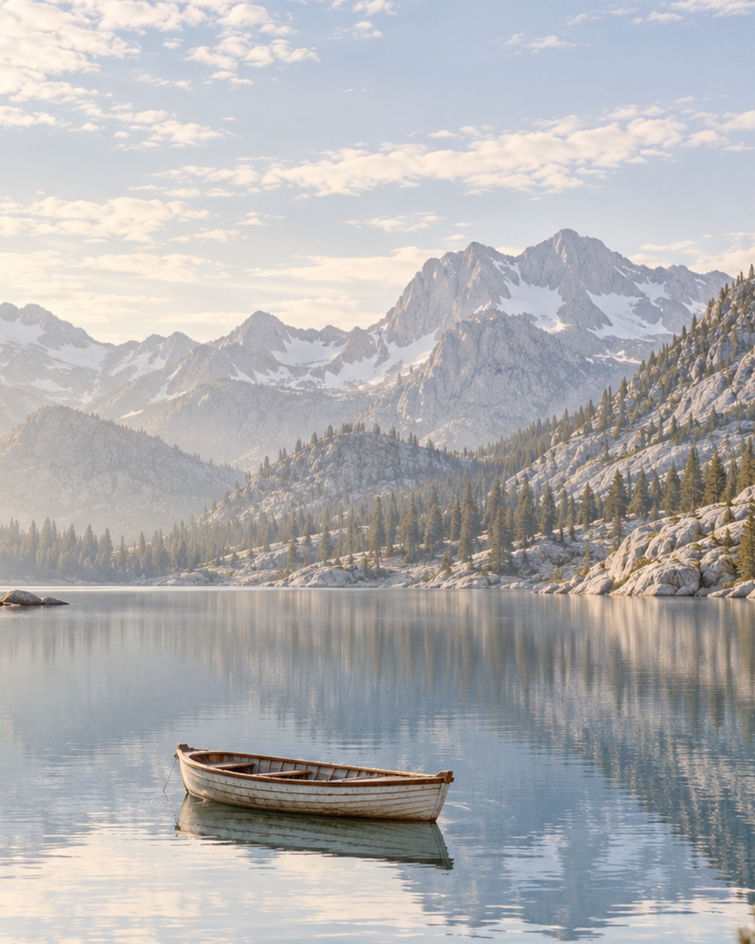 Lake Sabrina Rowboat