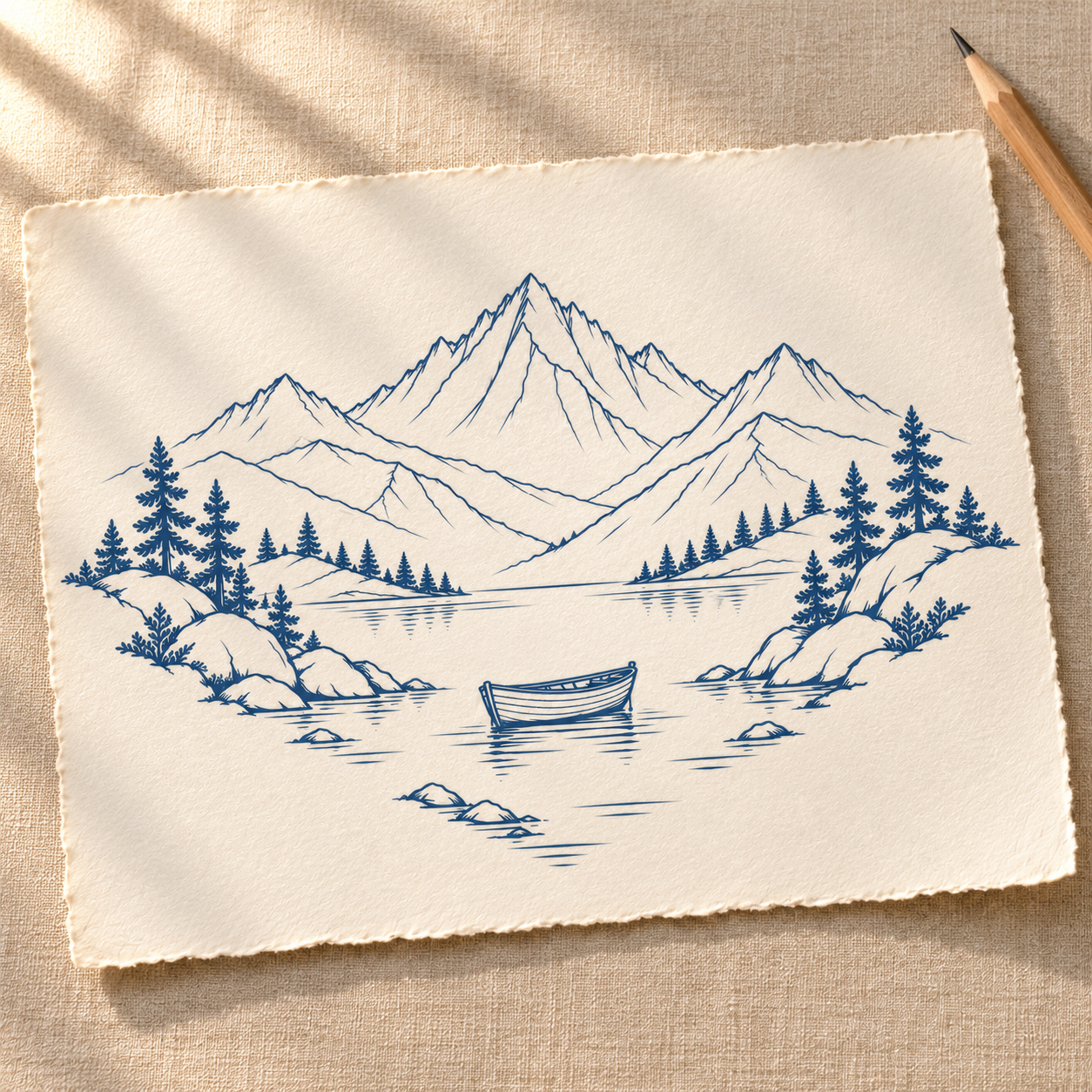 Lake Sabrina Sketch