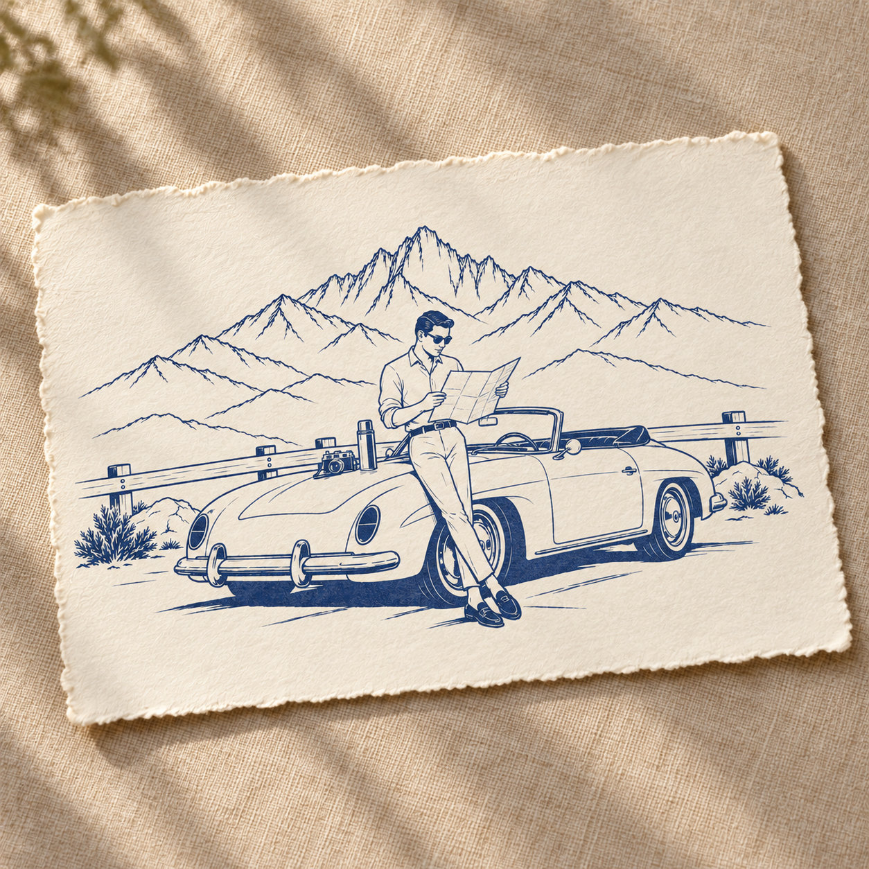 Roadside Map Sketch