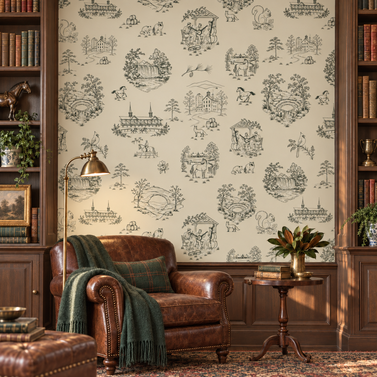 Kentucky Pattern Wallpaper