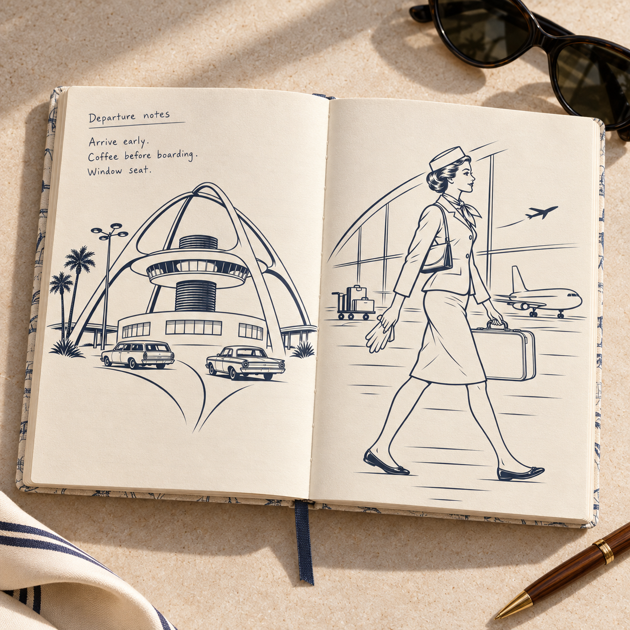 Airport Daydream Sketches