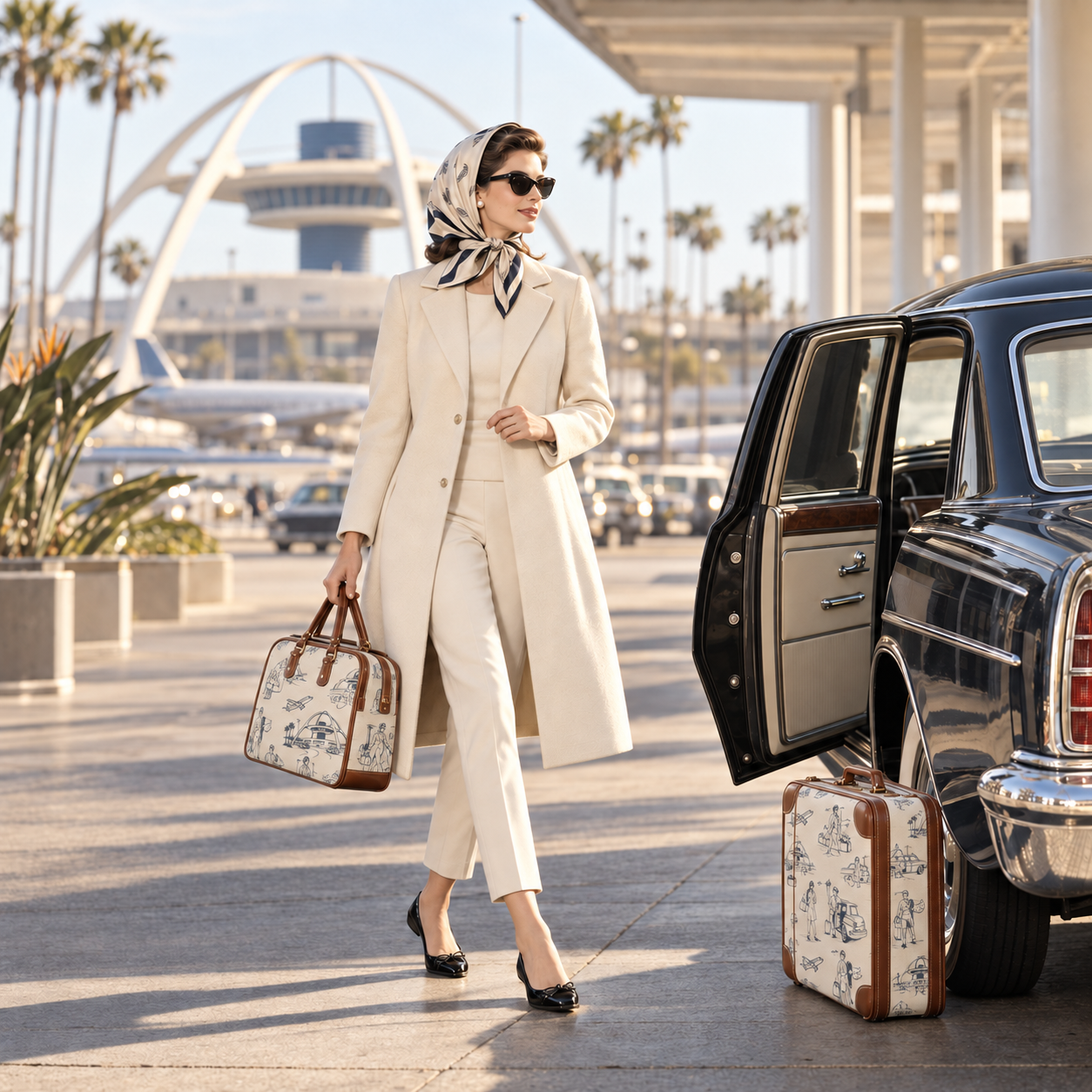Elegant Airport Arrival