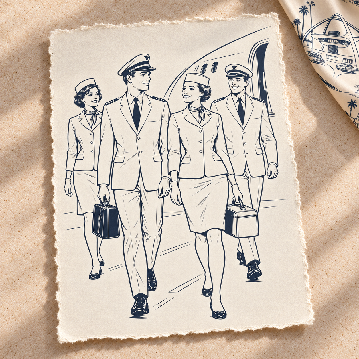Flight Crew Sketch