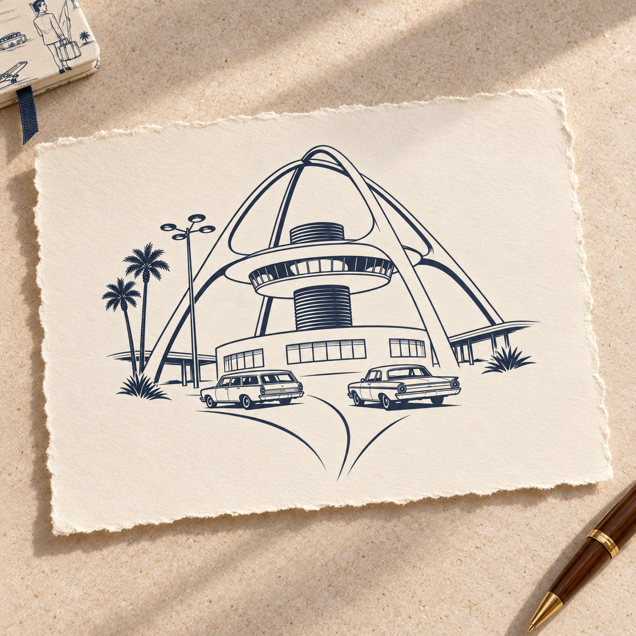 LAX Airport Sketch