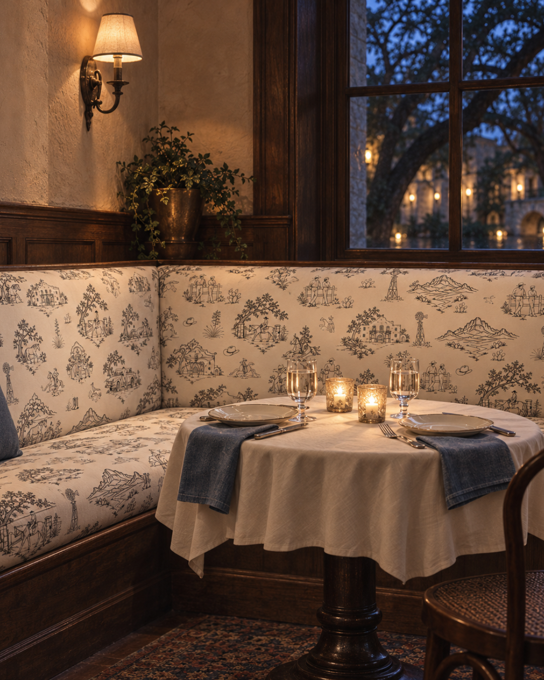 Texas Restaurant Booth