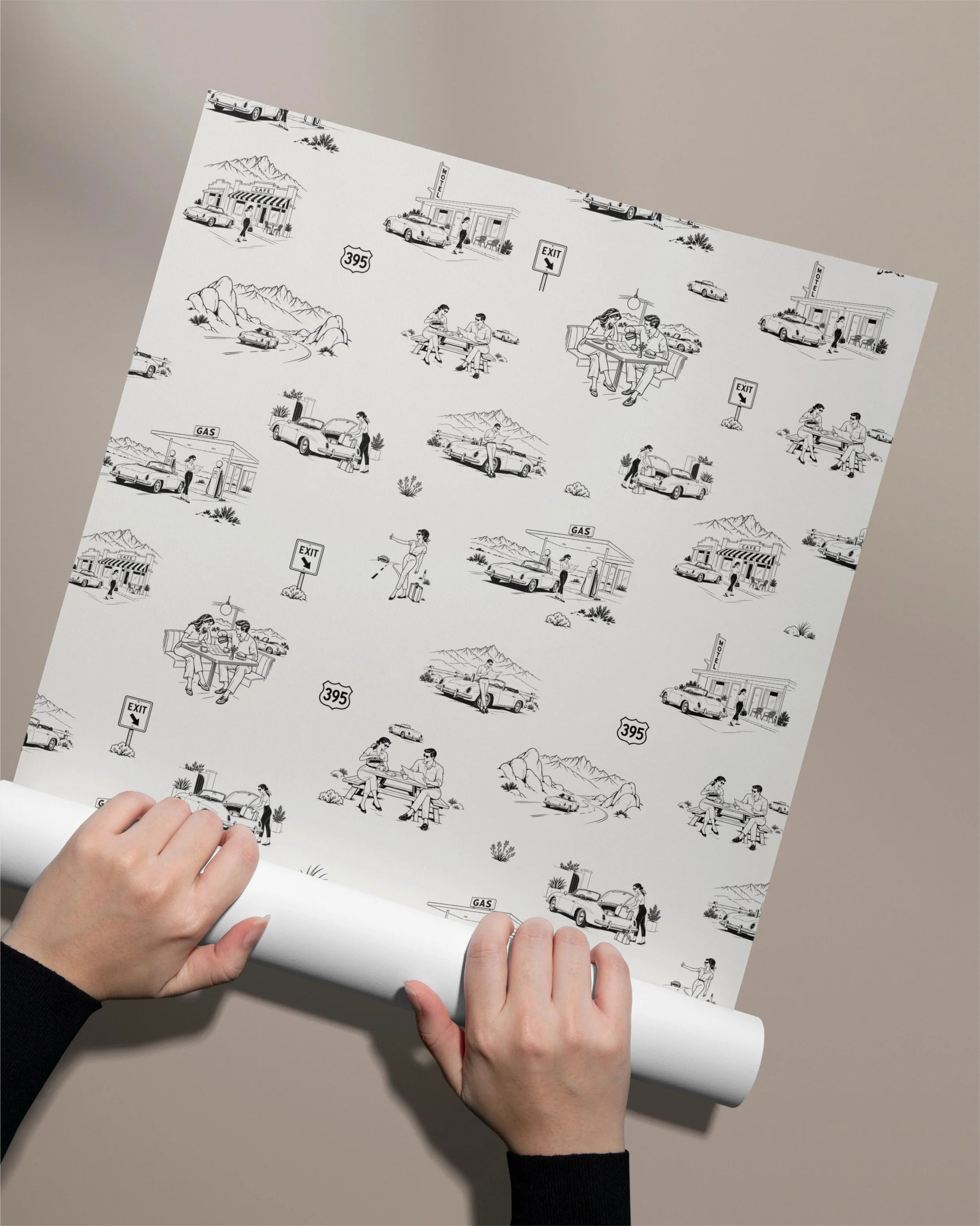 Hughes Studio Pattern Roll of Paper.jpg