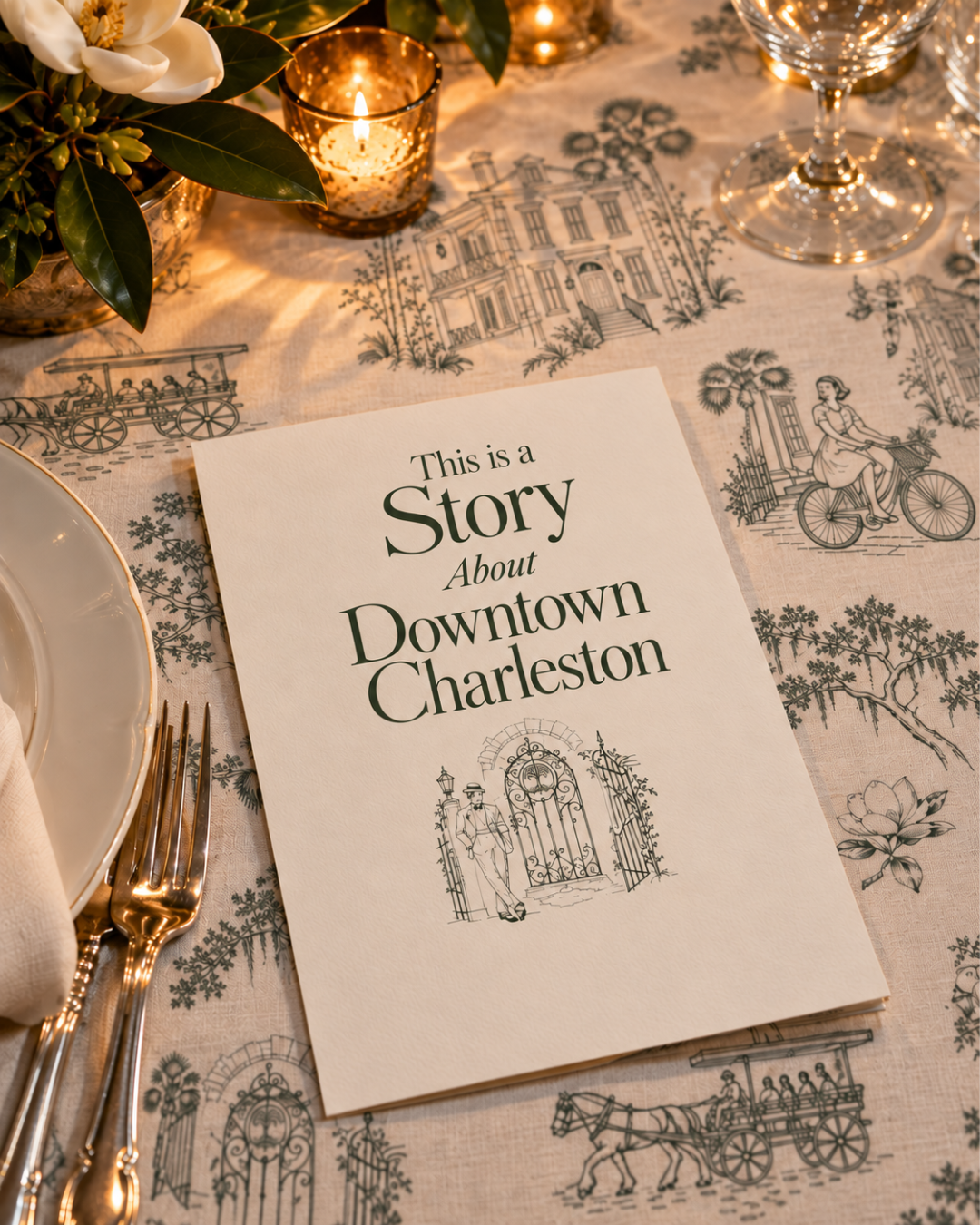 The Story of Downtown Charleston Card