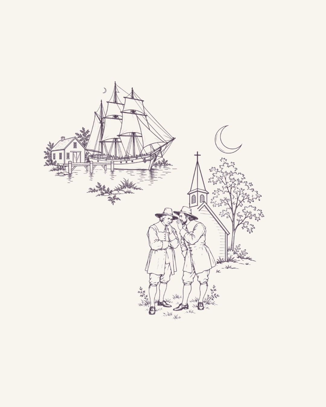 Salem Witches Illustrations