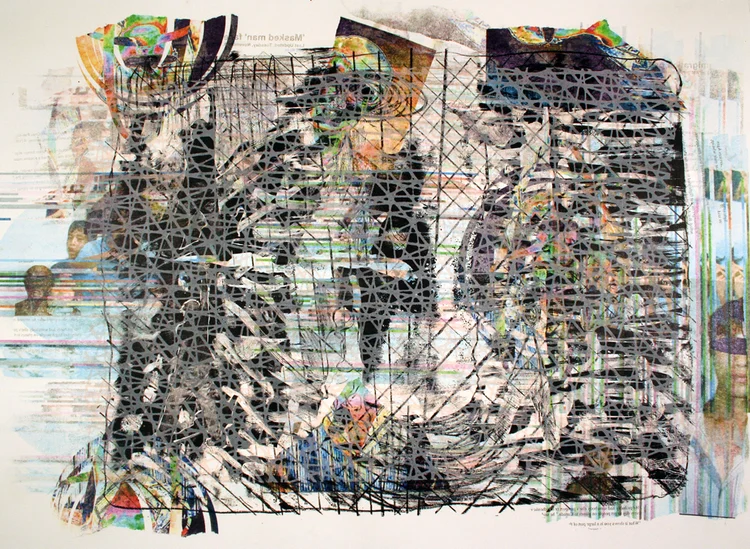 State #8, Lithography, Serigraphy and Digital Media