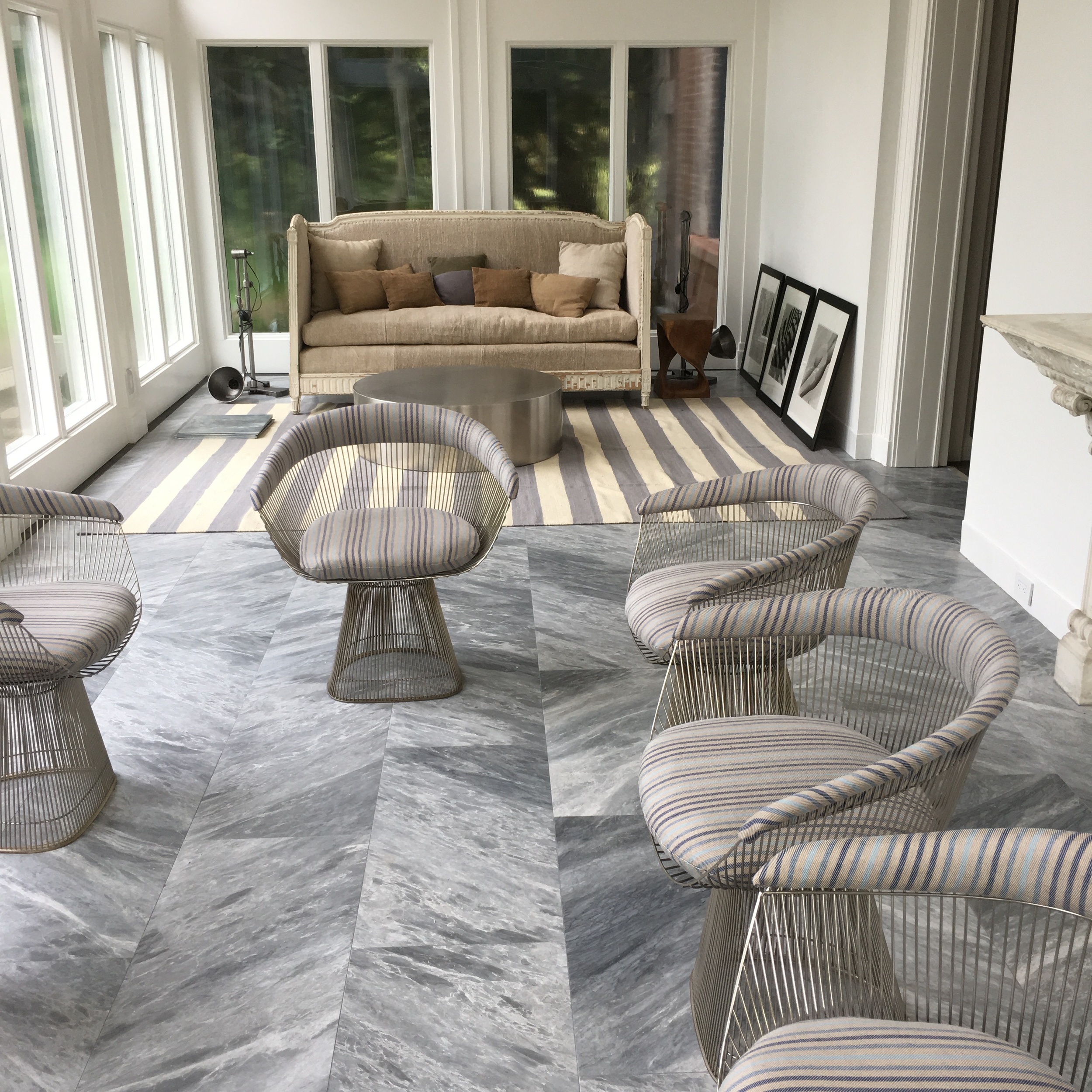 Large Marble Tiled Sunroom