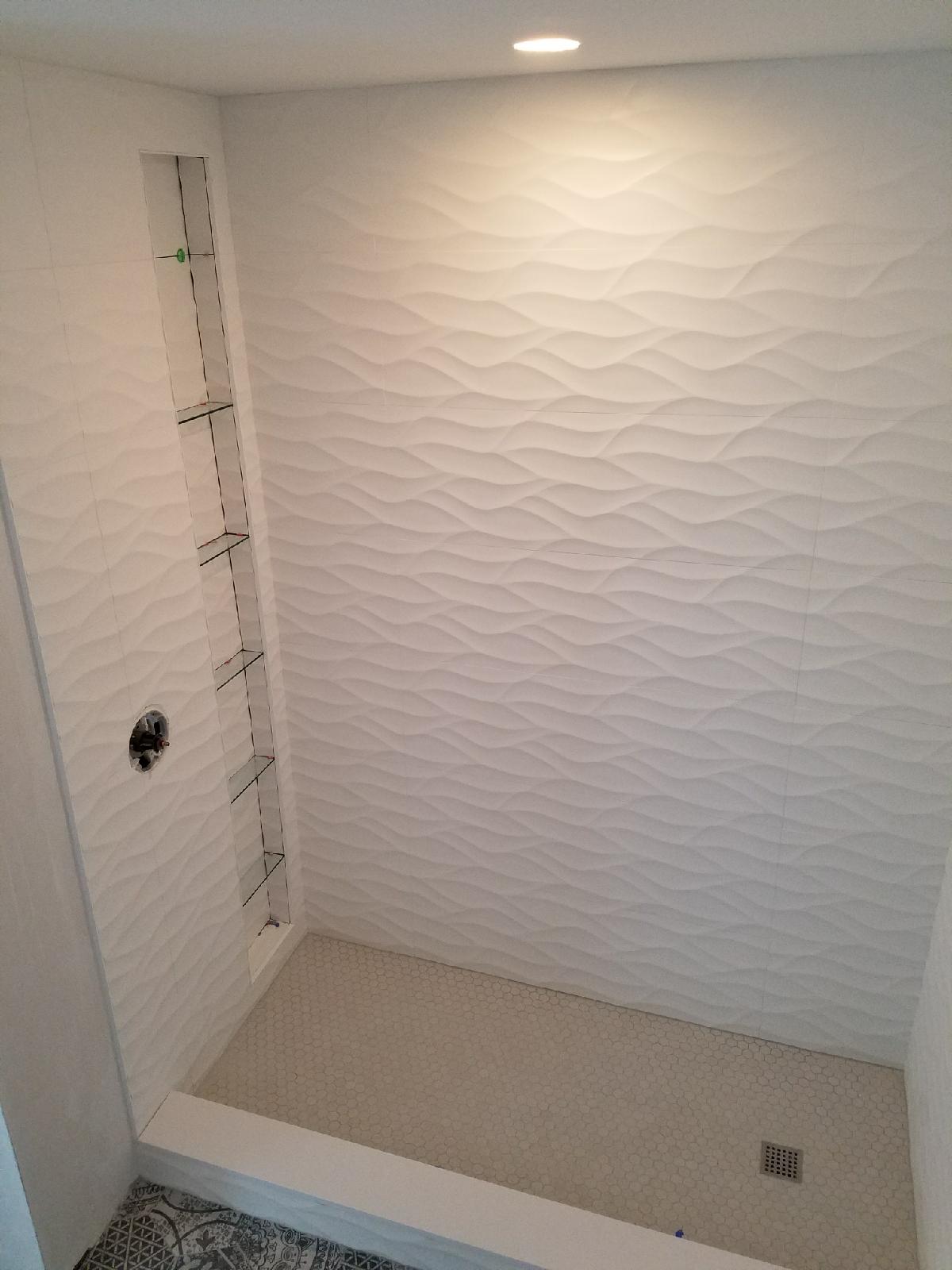 Porcelain Waves Tile
