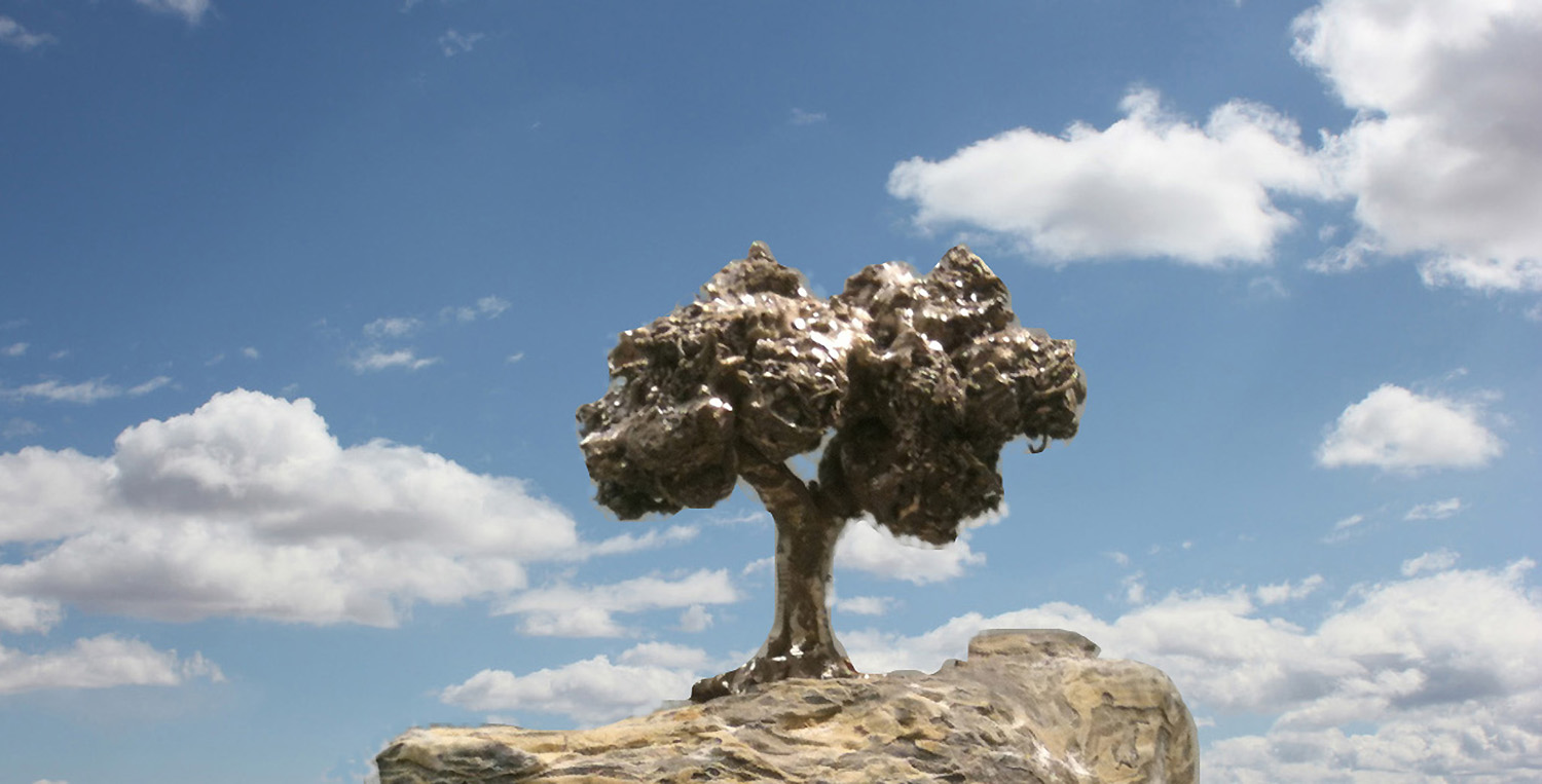 Laura Phelps Rogers, Public Art Concept image, Life Size Tree in Bronze,.jpg
