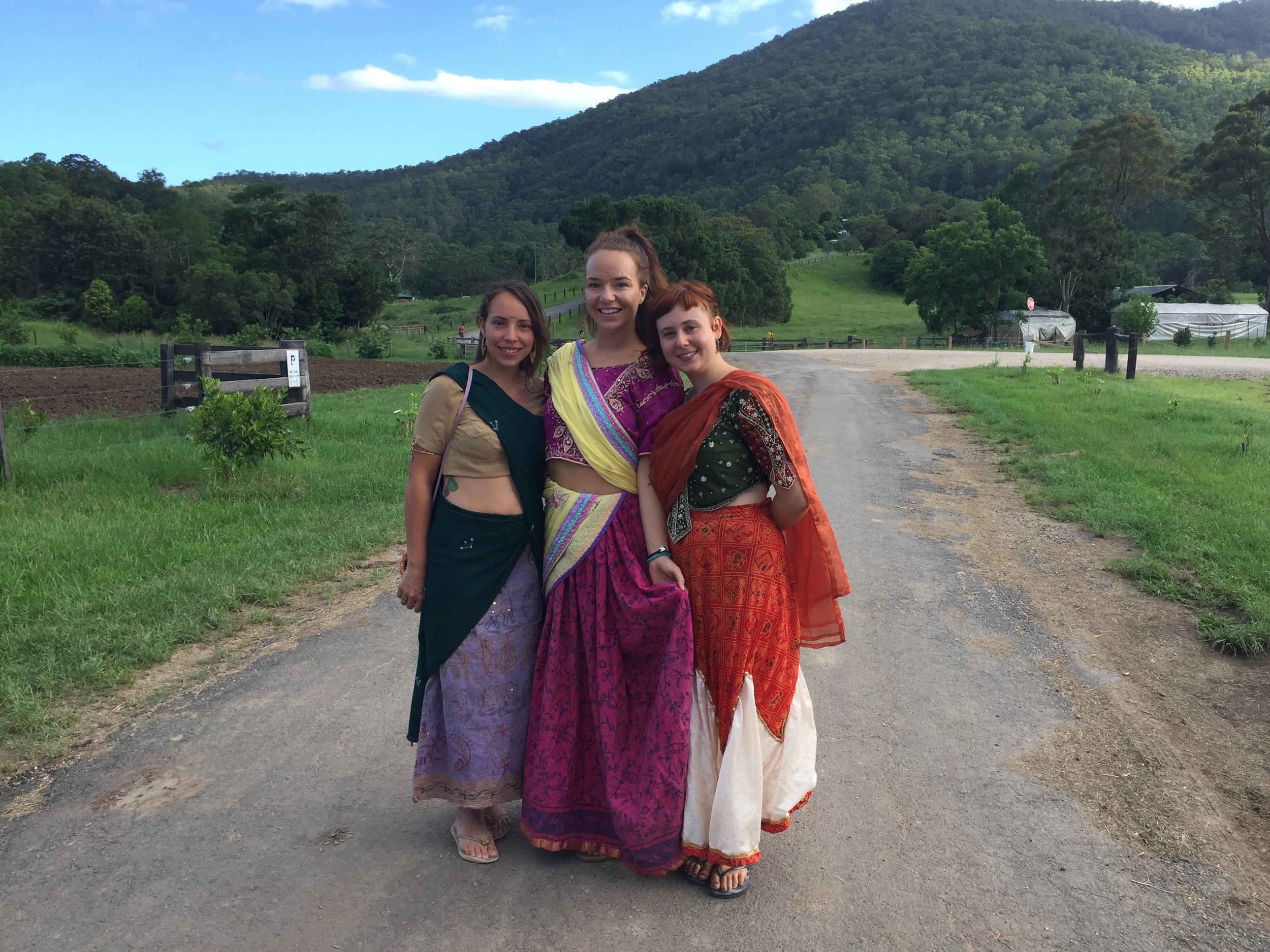 Every Sunday we have a feast at the temple where we sing, dance and eat absolutely delicious vegetarian food (with vegan options!). There's also cake - a most welcome treat after an intense week!!