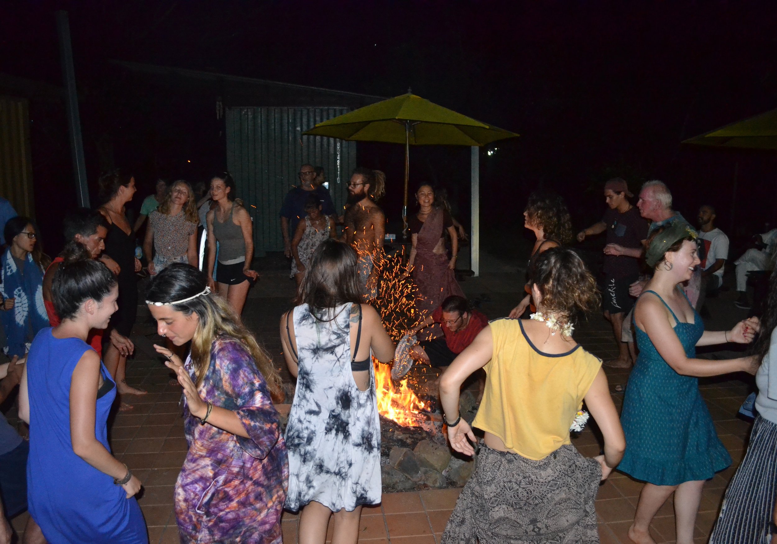 We were dancing until our feet hurt around the campfire on Friday.
