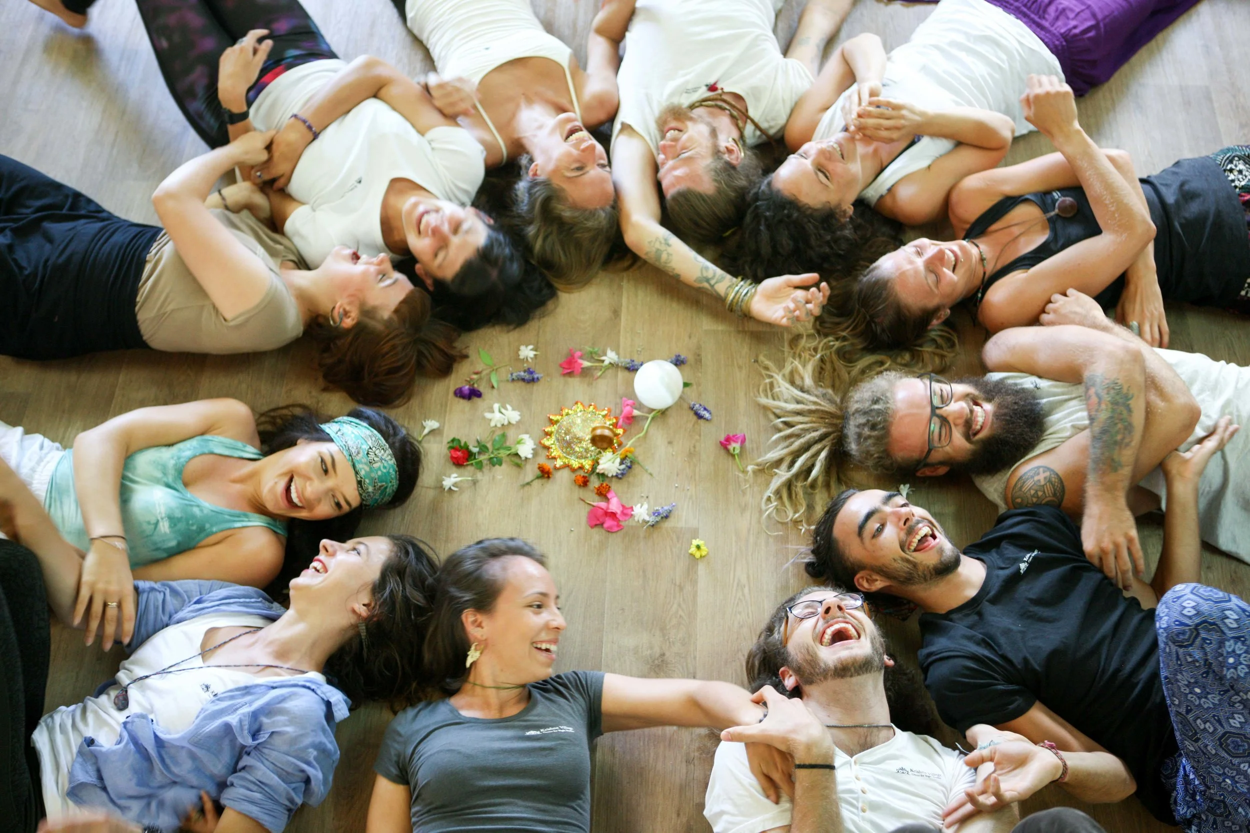12 very excited yogis on our graduation day. Six intense weeks are now done!