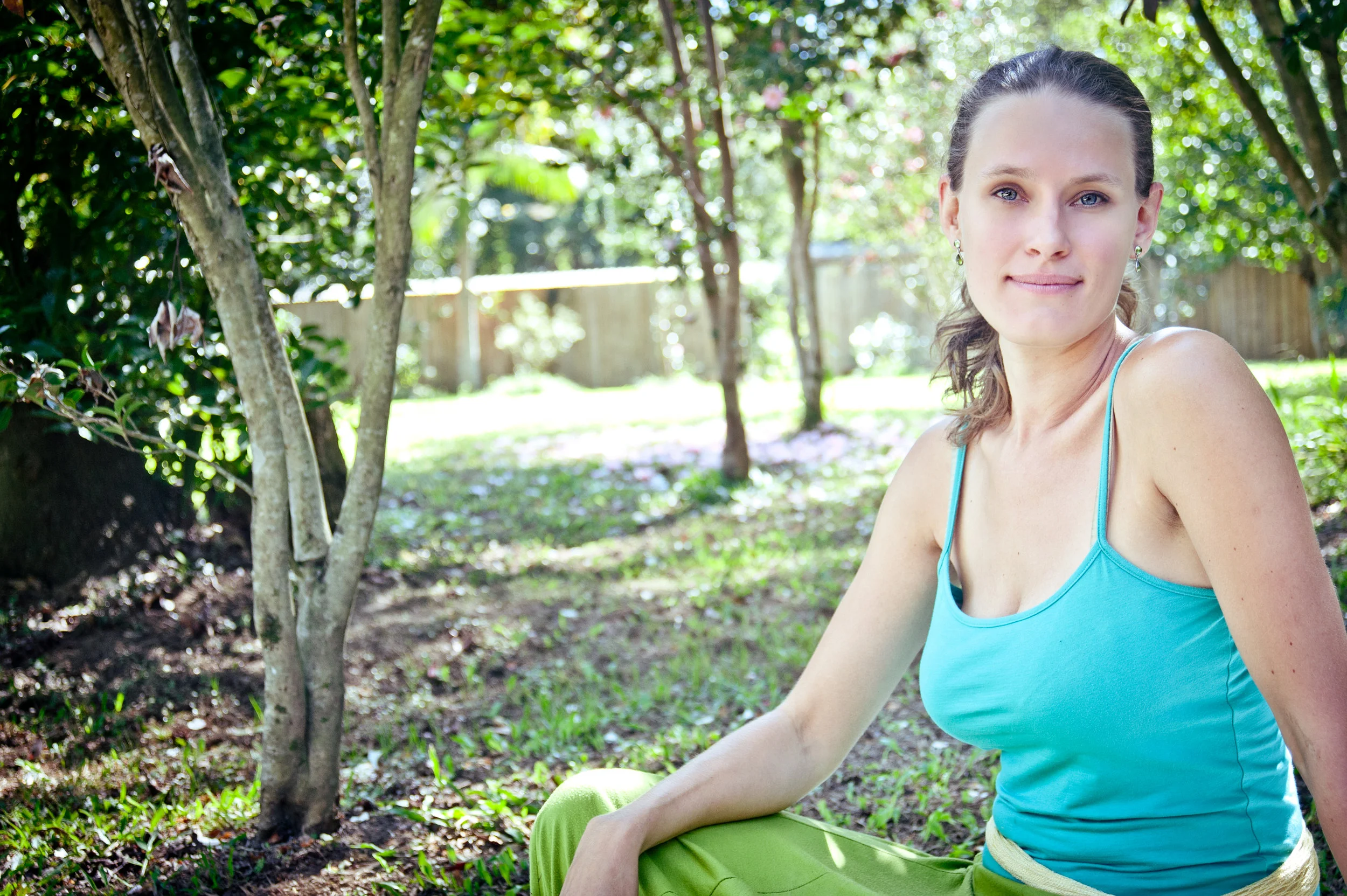 When she's not teaching, you will most likely find Henrike at the Krishna Village reception 