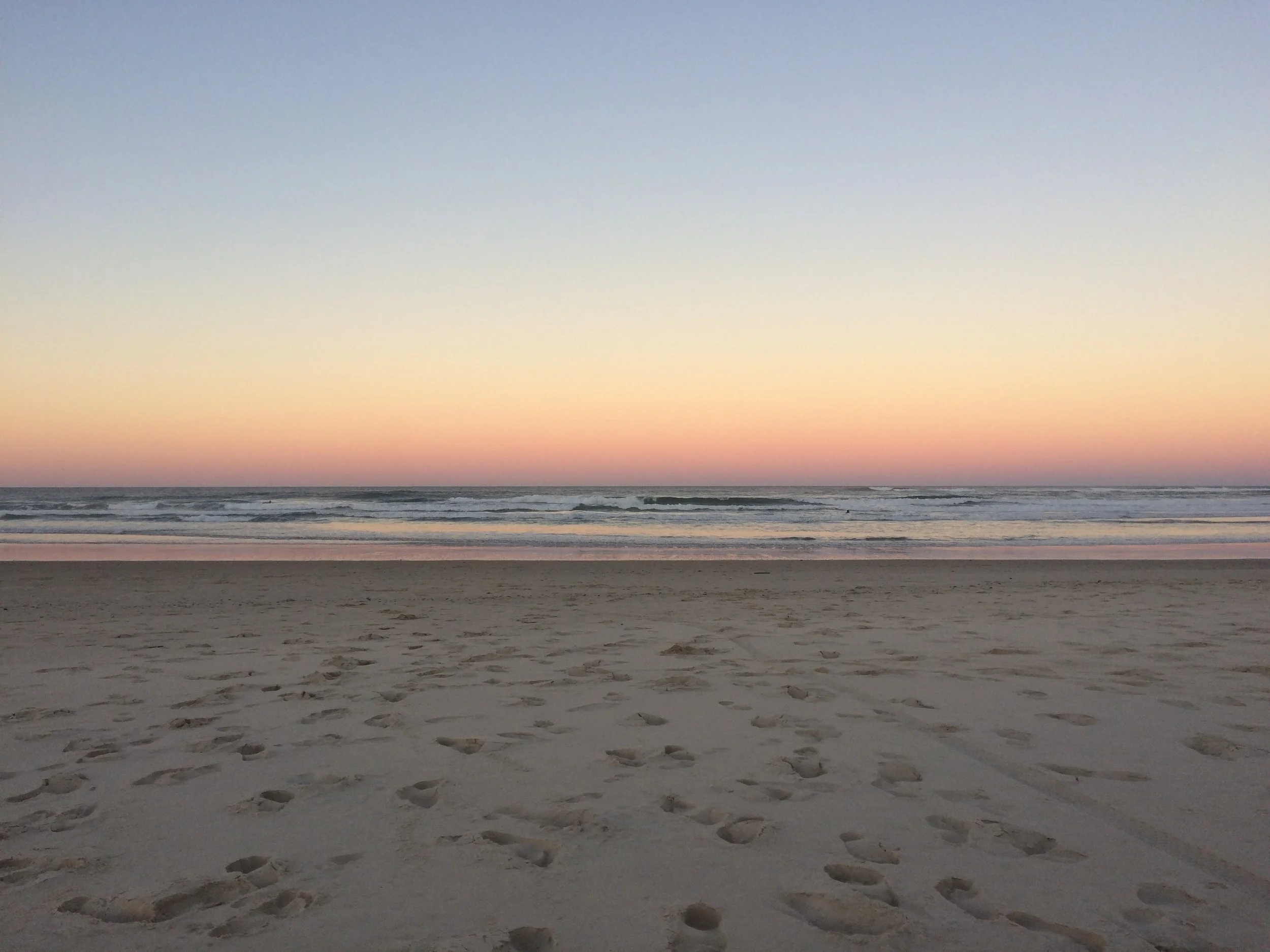 The tranquility of the ocean