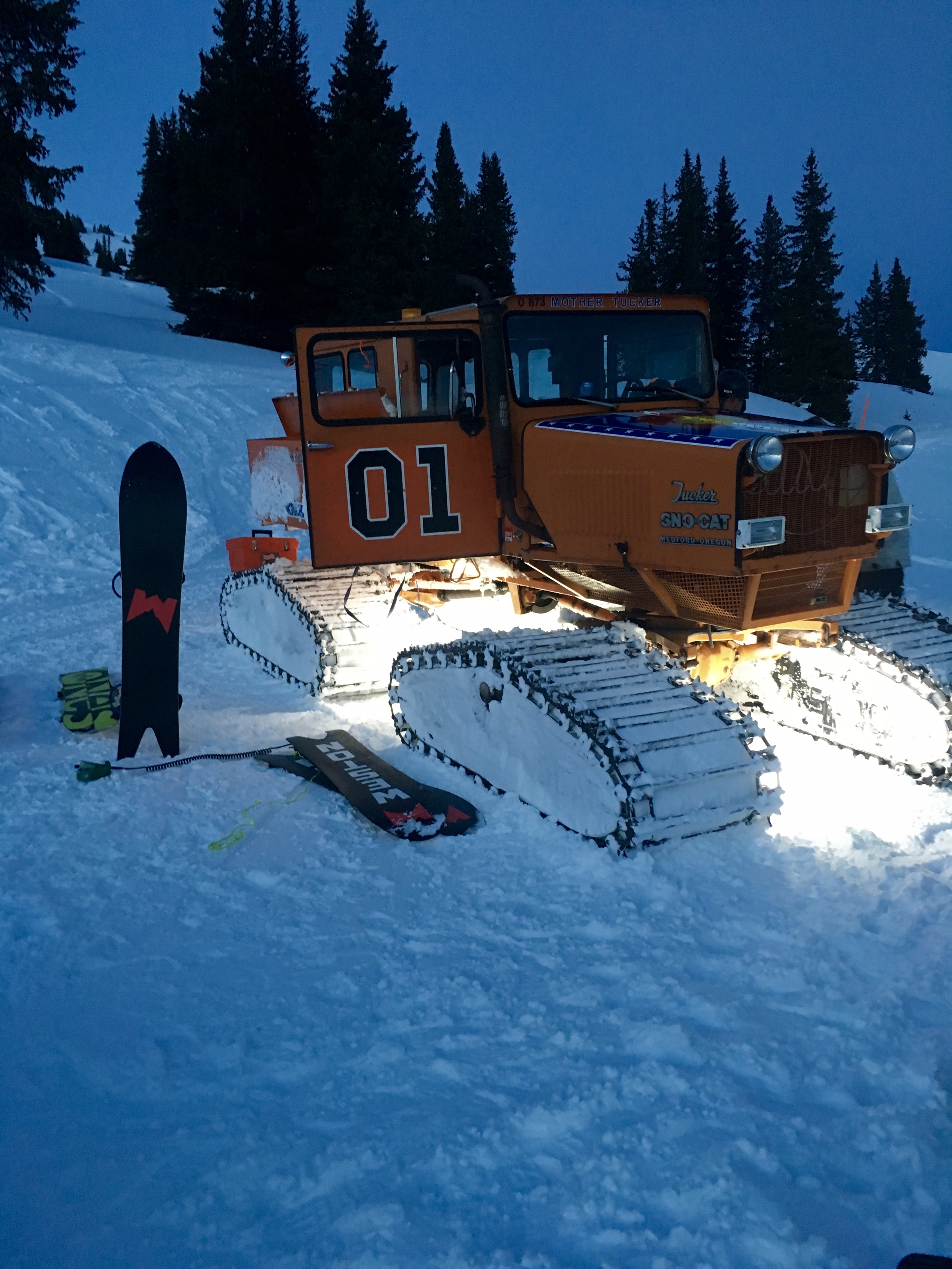  Cat broke down right as we were heading out for the day  Photo: Zach Husted 