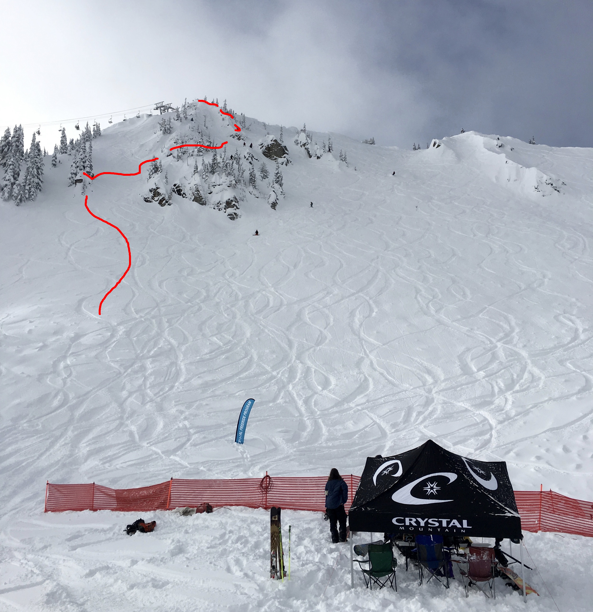 Bottom of Qualifier Venue (Day 1) Northway Peak