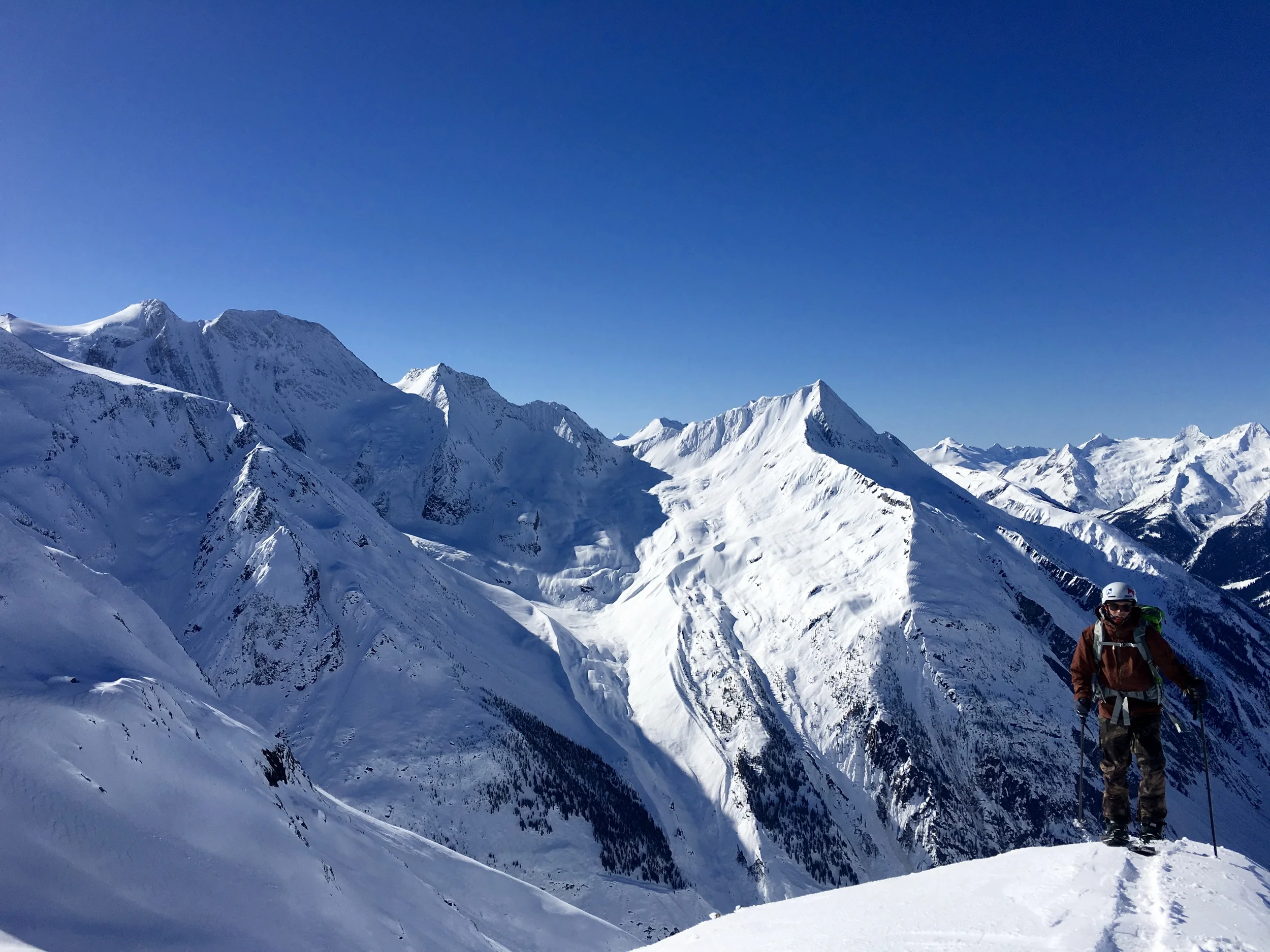 Looking over Asulkan Pass, Third lap and more to come. Photo: Zach