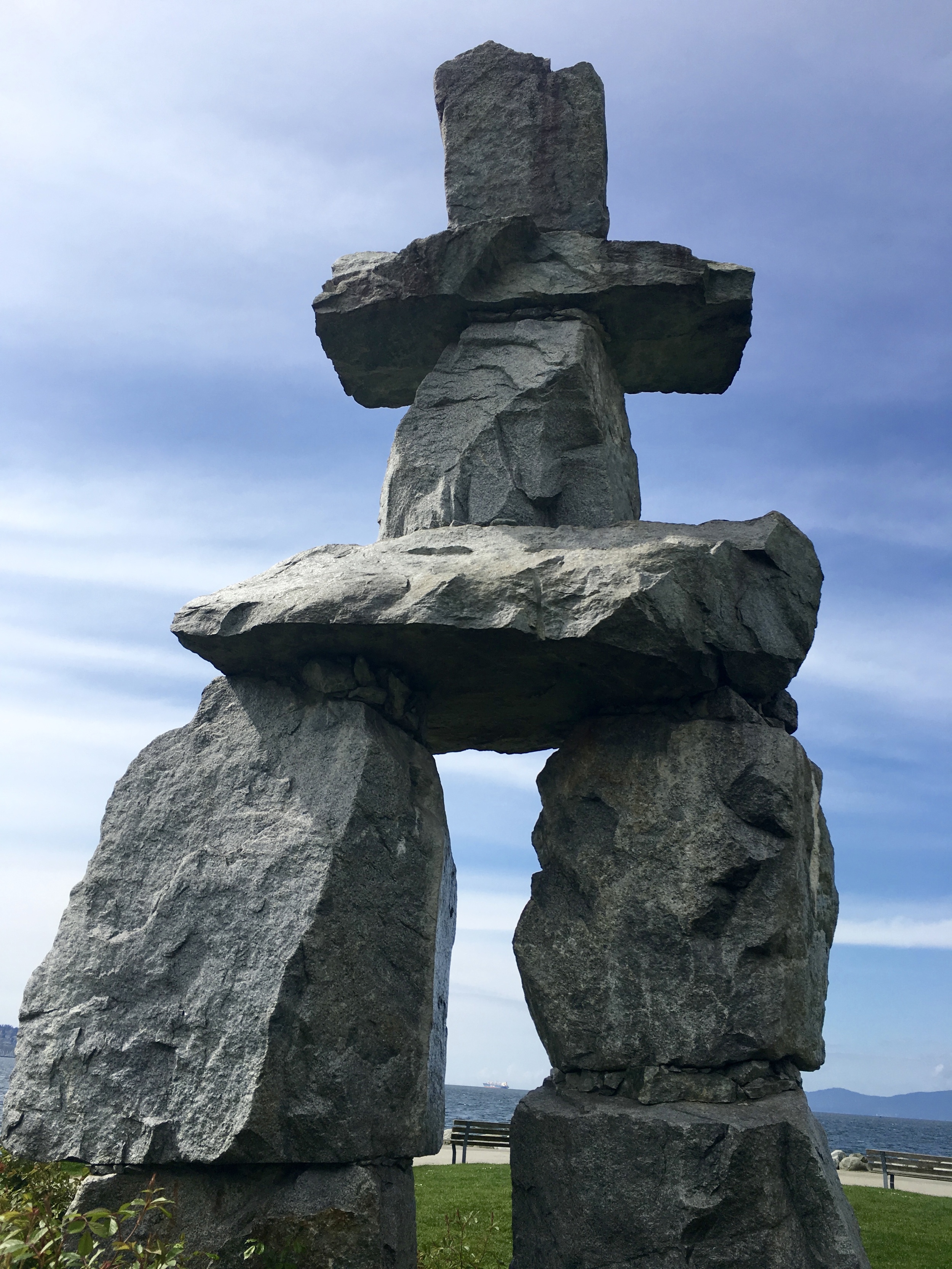 THE inukshuk Statue in Vancouver, BC Photo: Zach Husted