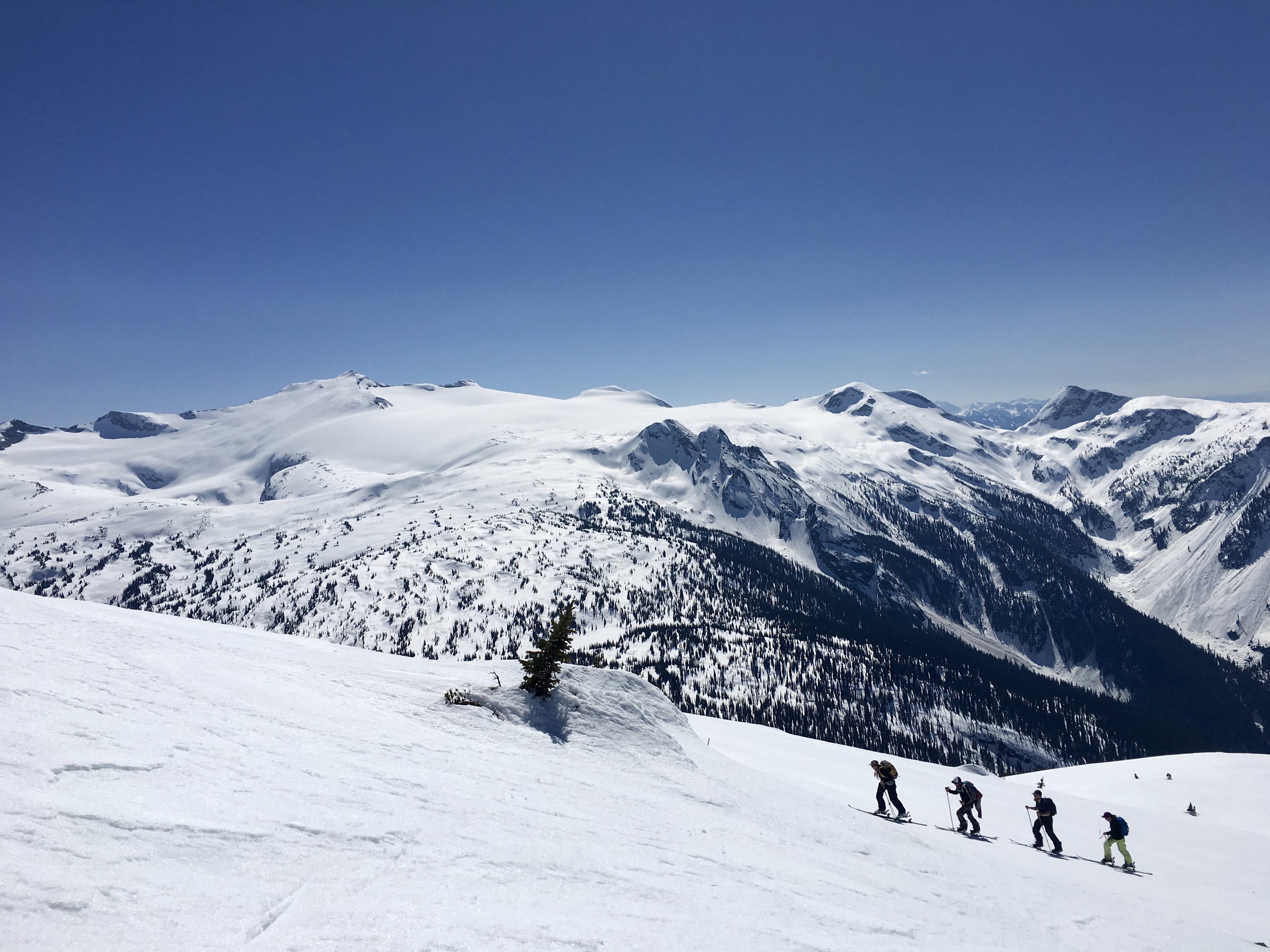 Good view over Blanket Peak in the back left Photo: Zach Husted