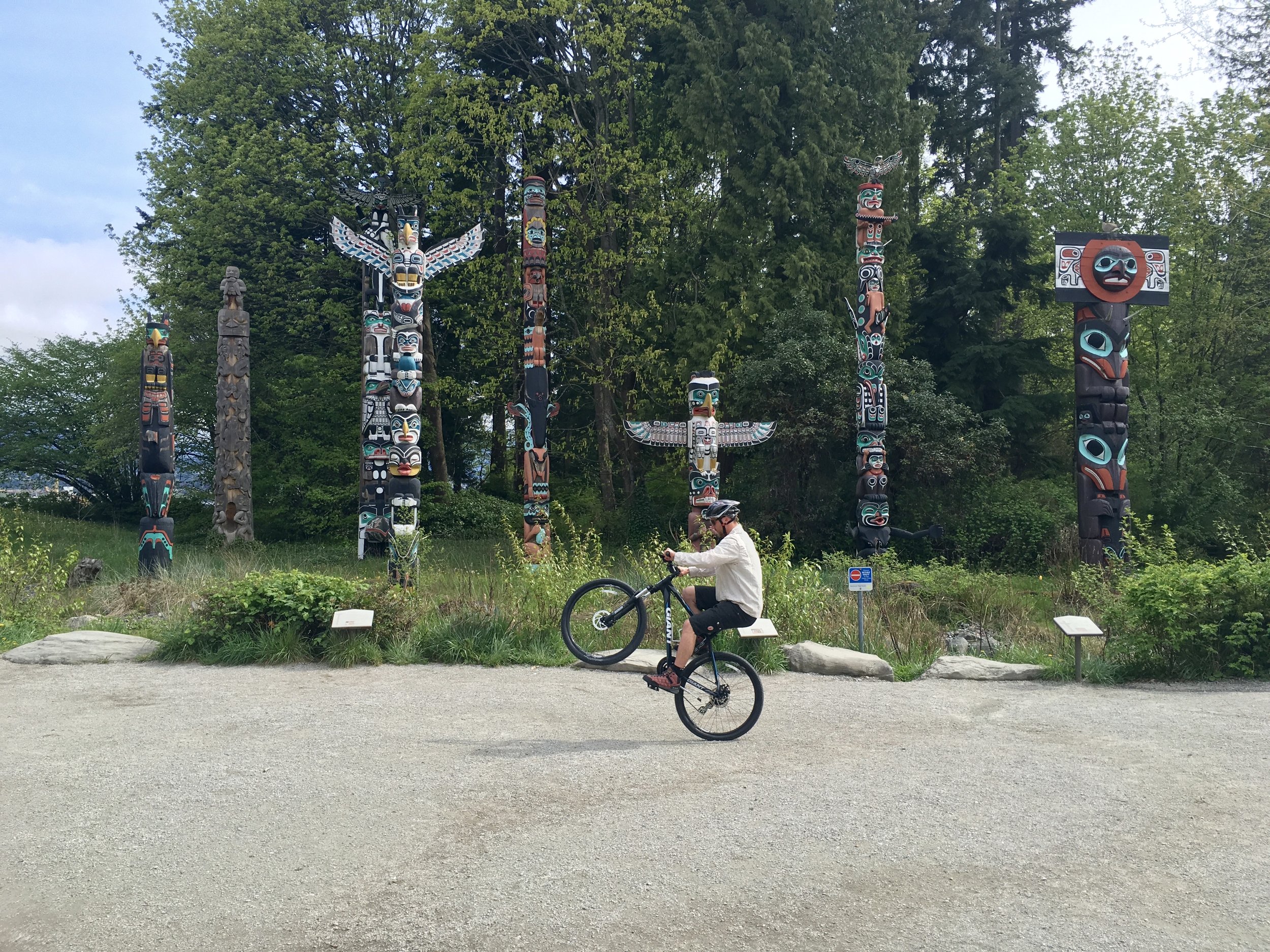 Ripping around Stanley Park Photo: Heidi