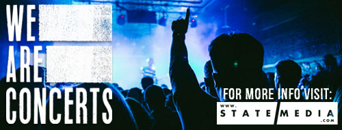 Find out about upcoming concerts in Tampa Bay by visiting StateMedia.com and tagging @NoClubs on Facebook, Instagram, or Twitter. Use the hashtag #WeAreConcerts