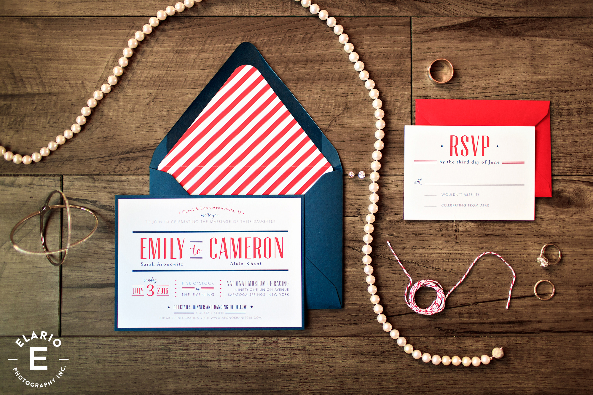 Invitation design by Jenny C Designs