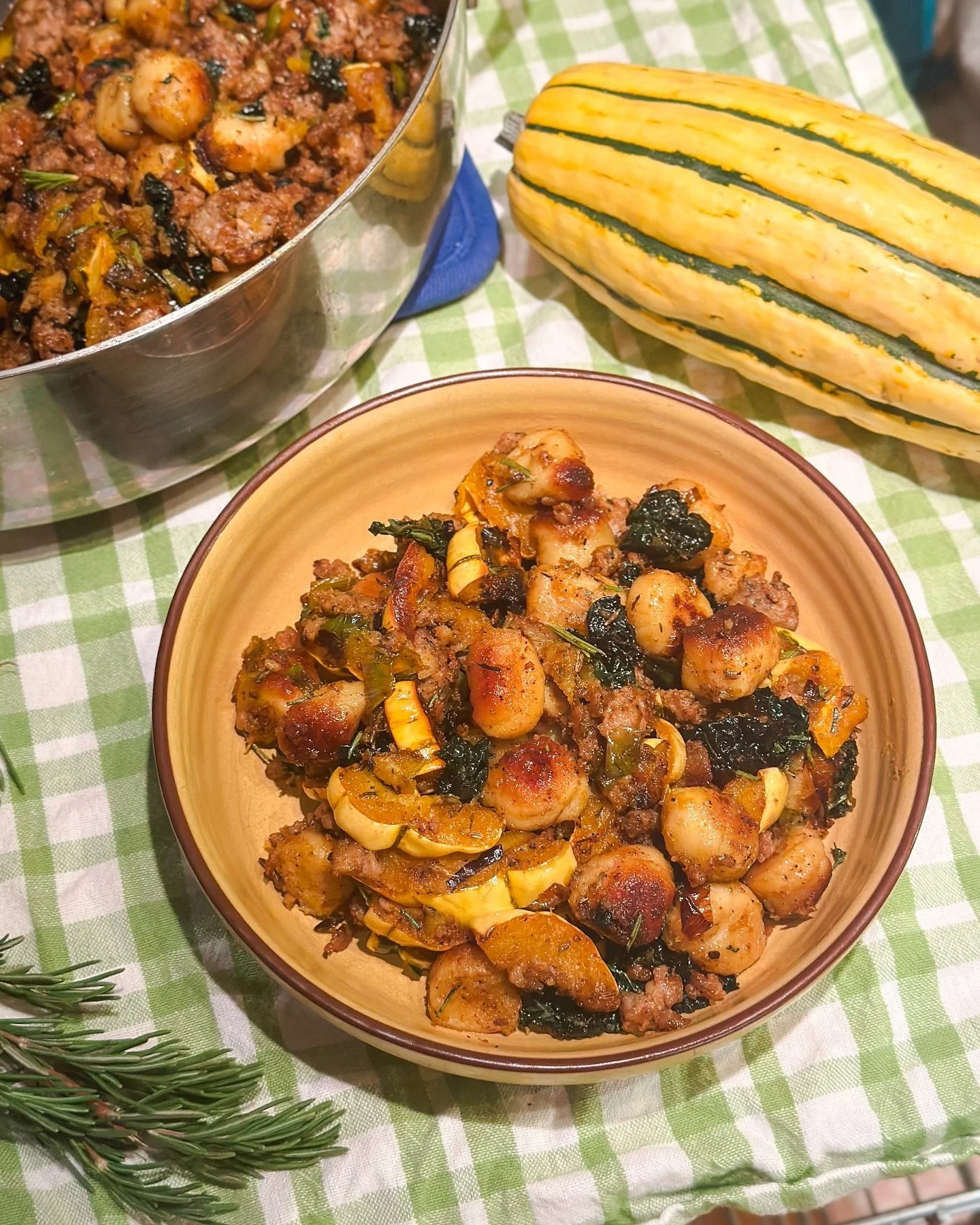 Crispy Autumn Gnocchi! Recipe coming soon.