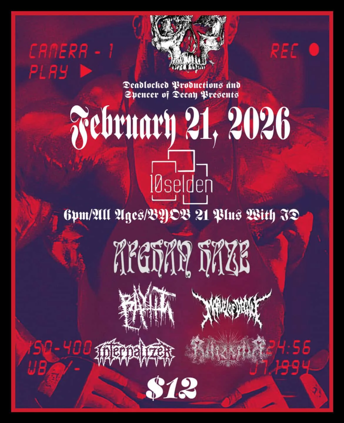 MARVEL OF DECAY / AFGHAN HAZE / INTERNALIZER / RHIZARIA / BAYTH