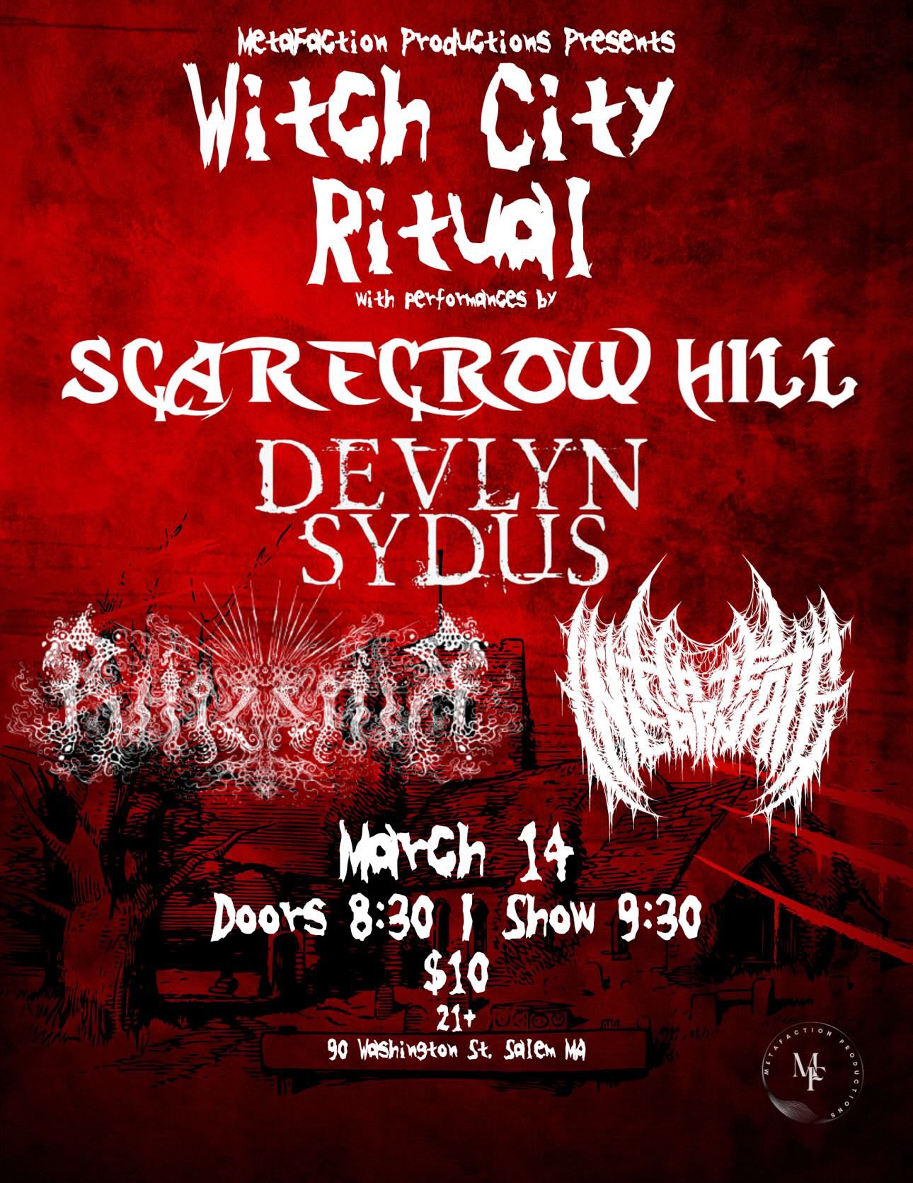 RHIZARIA / DEVLYN SYDUS / SCARECROW HILL / HATE INCARNATE