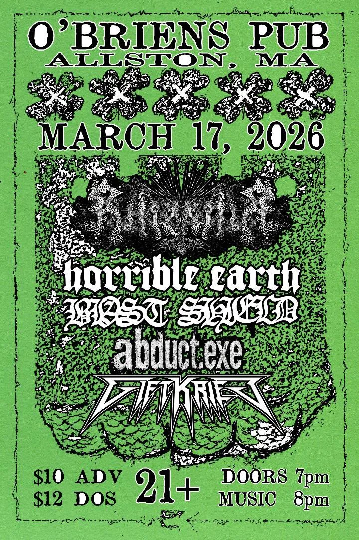 RHIZARIA / BLAST SHIELD / ABDUCT.EXE / GIFTKRIEG / HORRIBLE EARTH