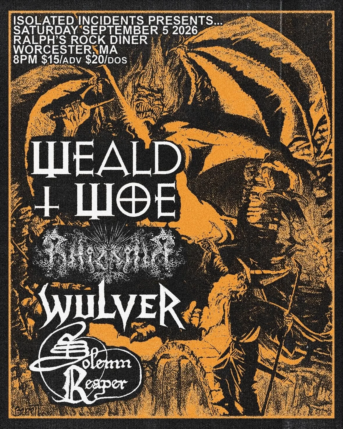 WEALD &amp; WOE / RHIZARIA / WULVER / SOLEMN REAPER