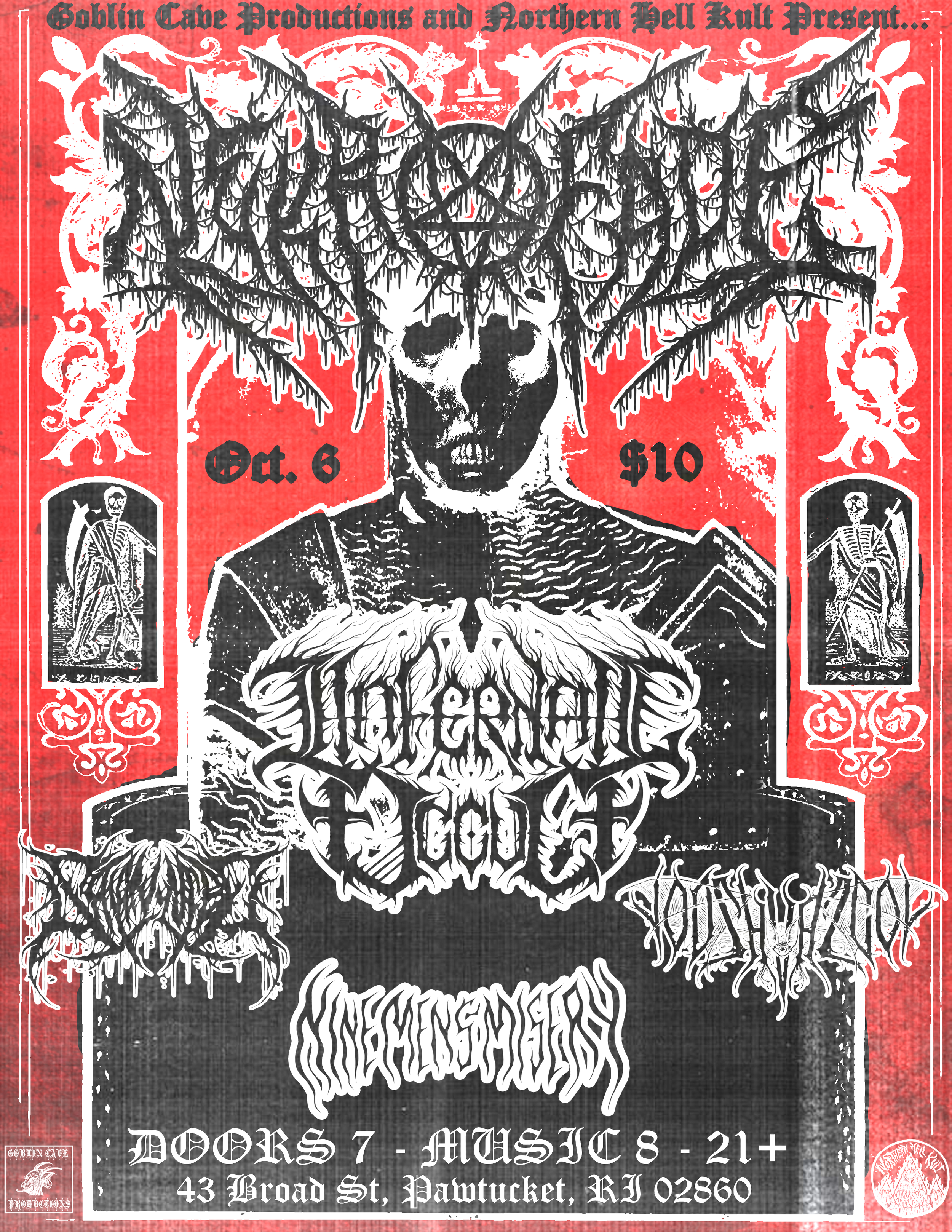 INFERNAL OCCULT / NEKROFADE / VOOSHVAZOOL / SATAN WEED / NINE MEN'S MISERY